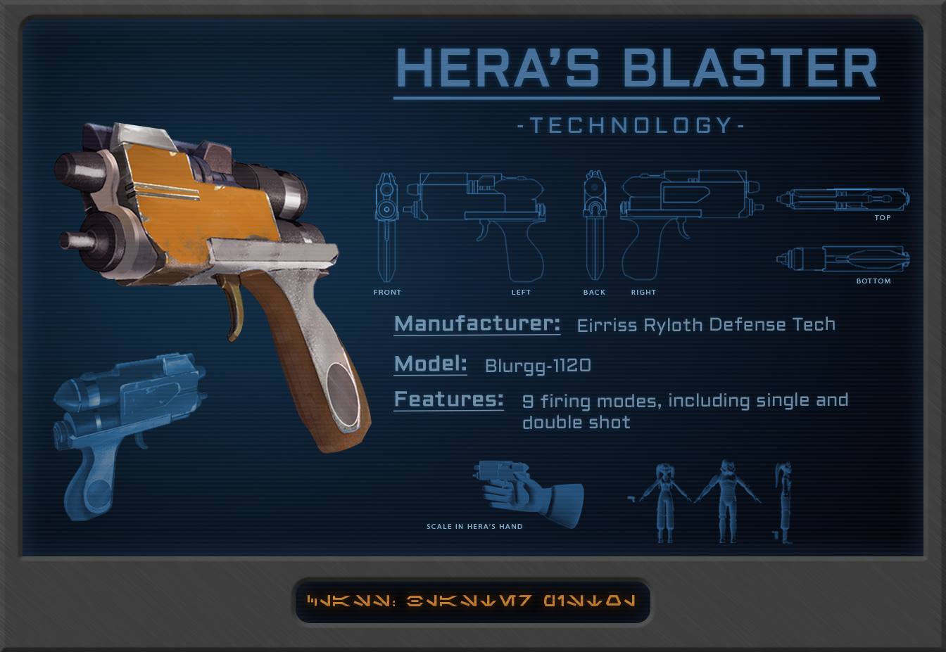 Hera's Blaster - étoile, étoile, star Wars Rebels photo