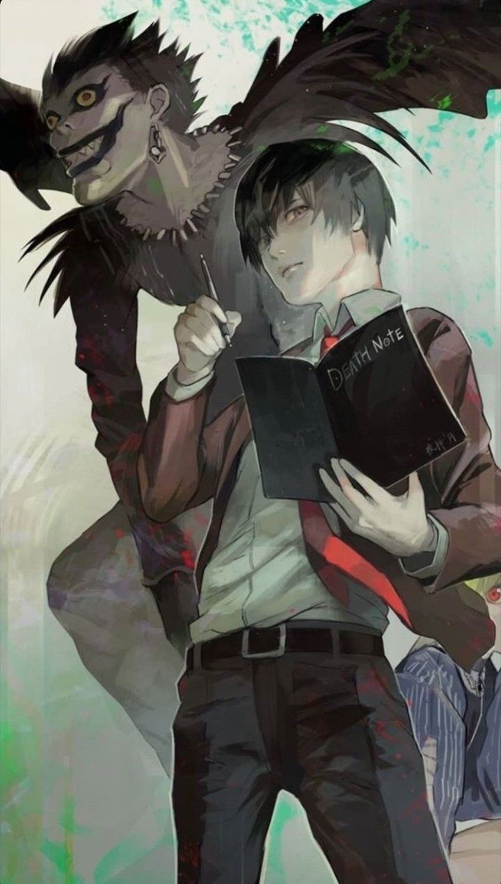 deathnote #yagami #kira #ryuk #wallpaper. Death note cosplay, Death note light, Death note fanart