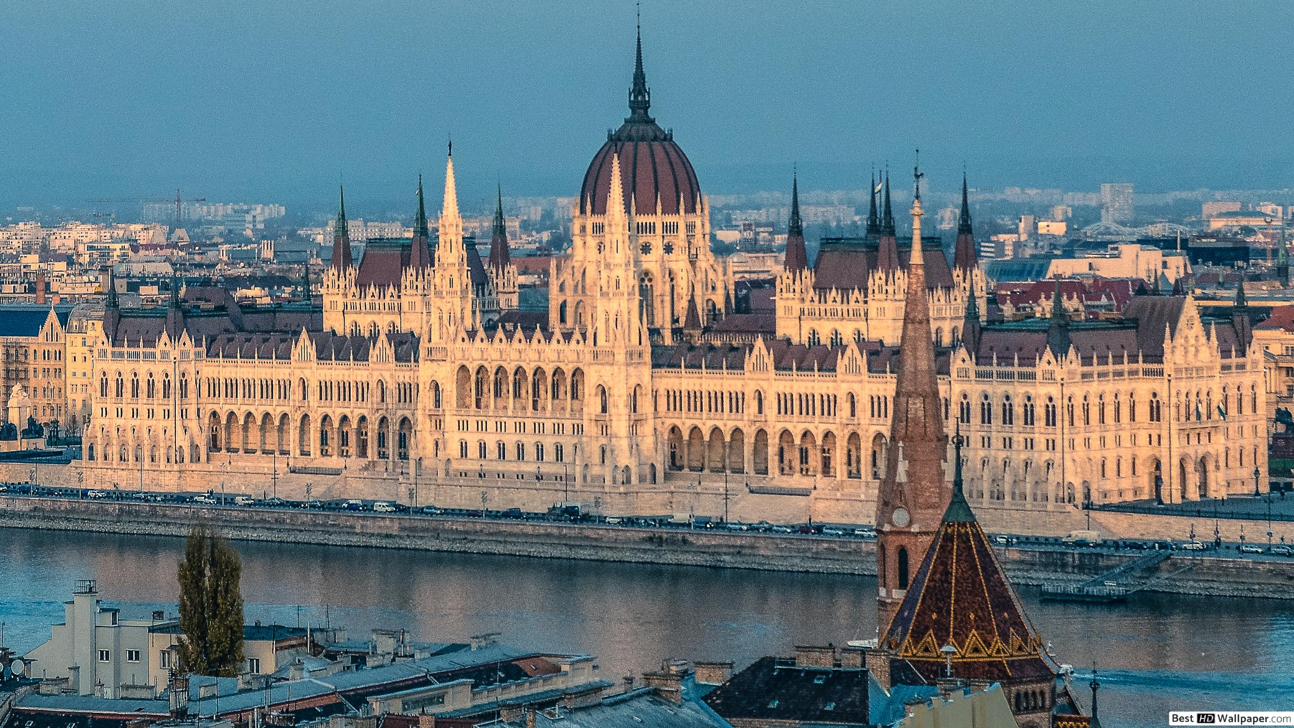 Hungarian Parliament Building in Budapest HD wallpaper download