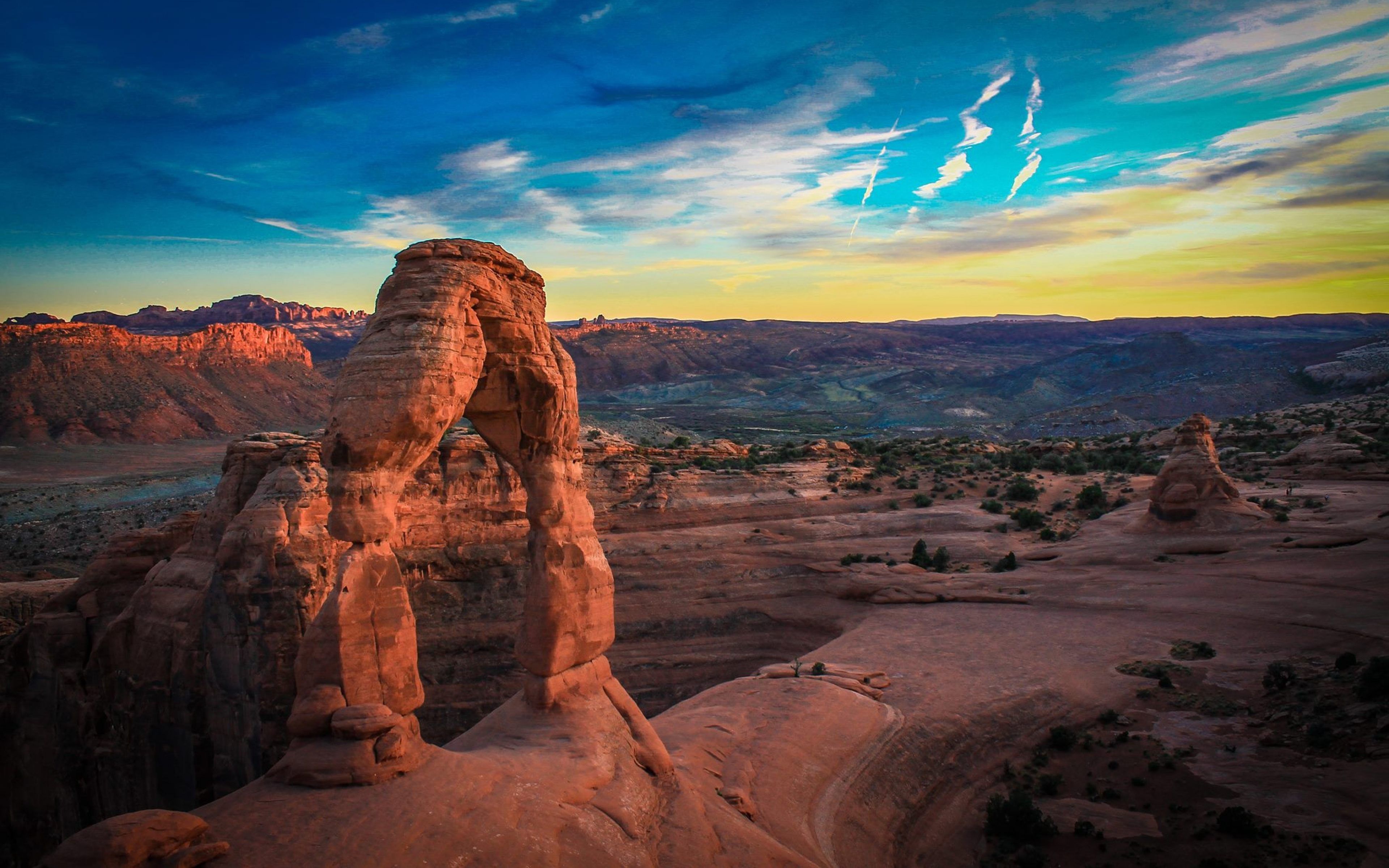 Arches National Park Utah HD Desktop Background Free Download 3840x2400, Wallpaper13.com