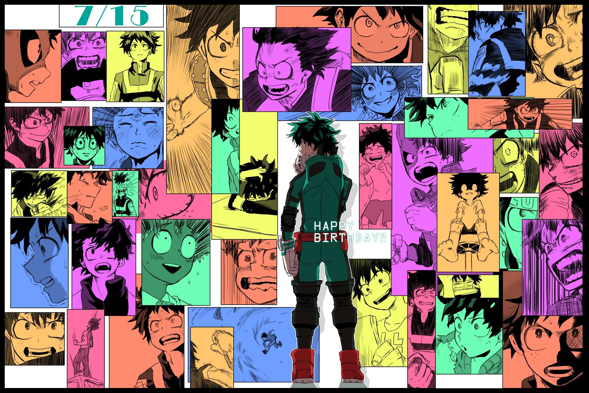 Download wallpaper from anime My Hero Academia with tags: Windows Izuku Midoriya