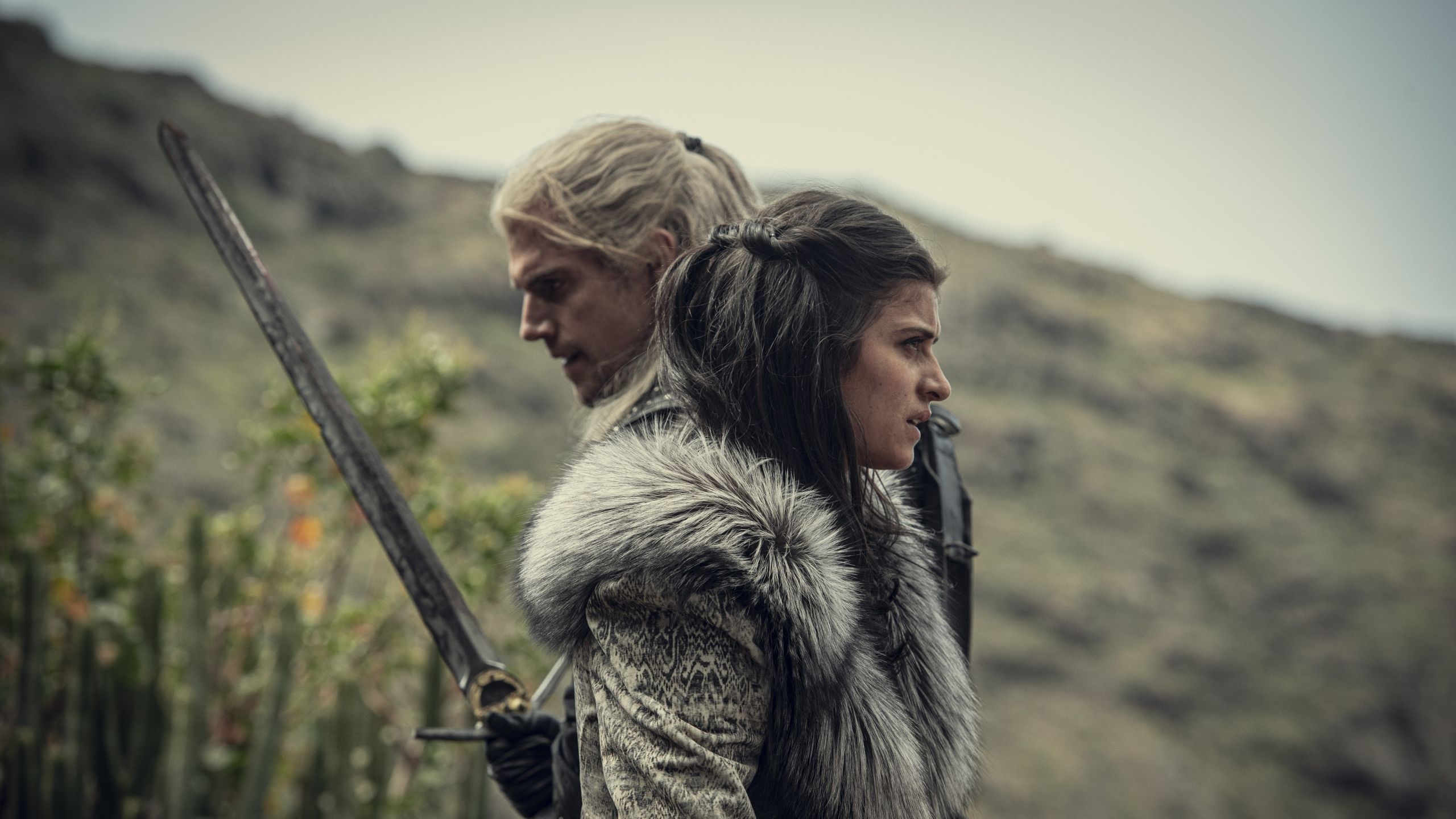 Geralt and Yennefer in The Witcher 4K 1440P Resolution Wallpaper, HD TV Series 4K Wallpaper, Image, Photo and Background