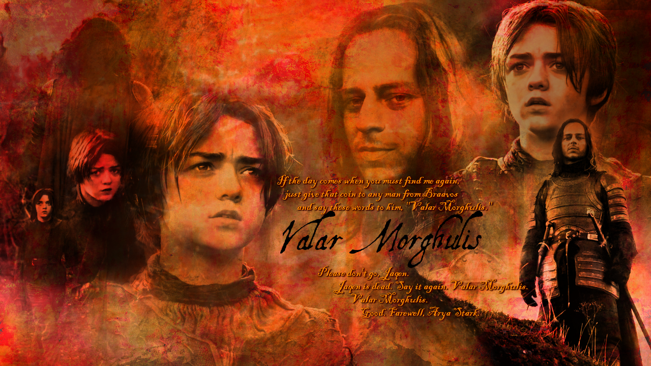 Arya Stark & Jaqen H'ghar of Thrones Wallpaper