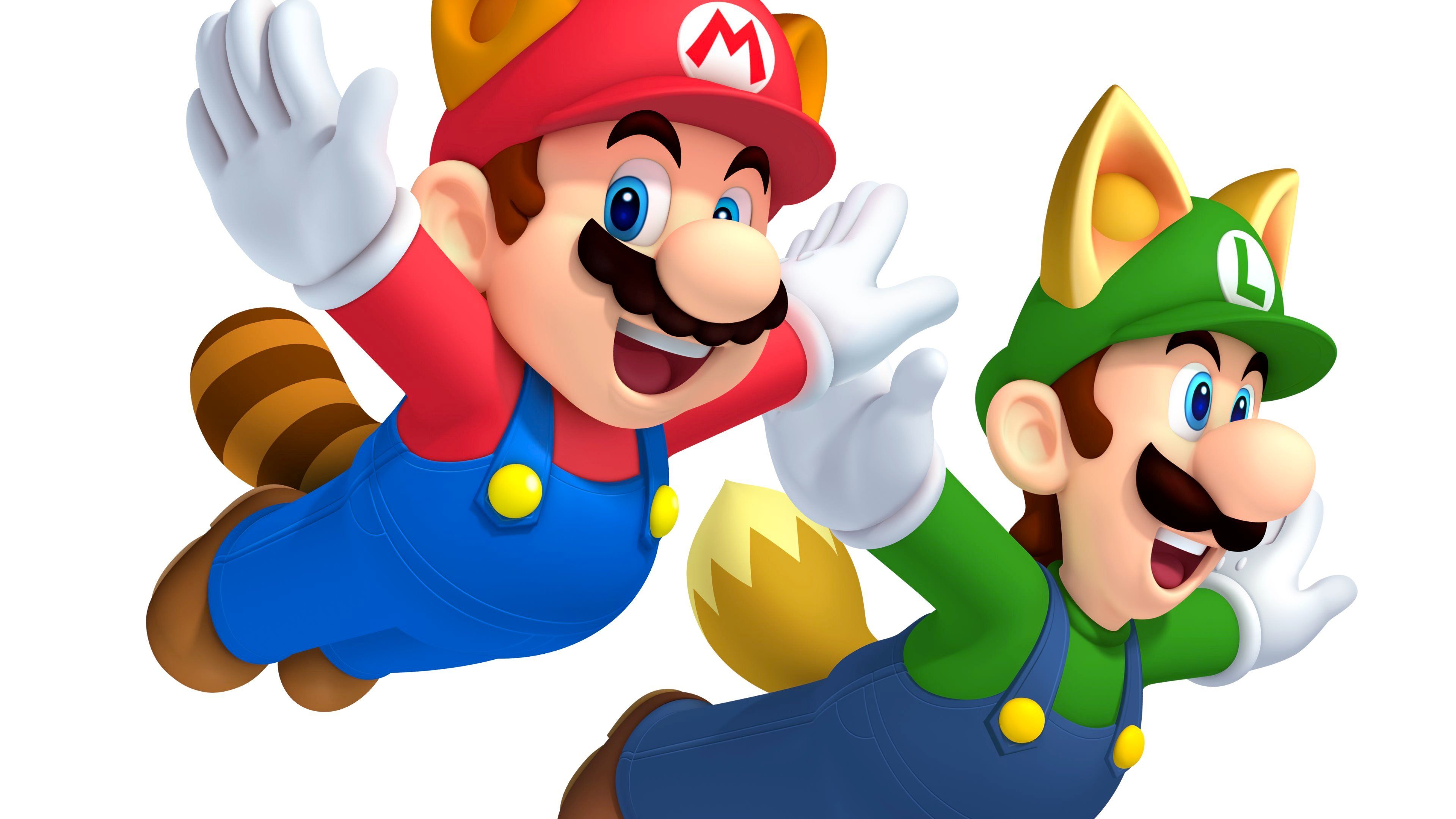Free download Super Mario Luigi Ultra HD Wallpapers 3840x2160 for your Desk...