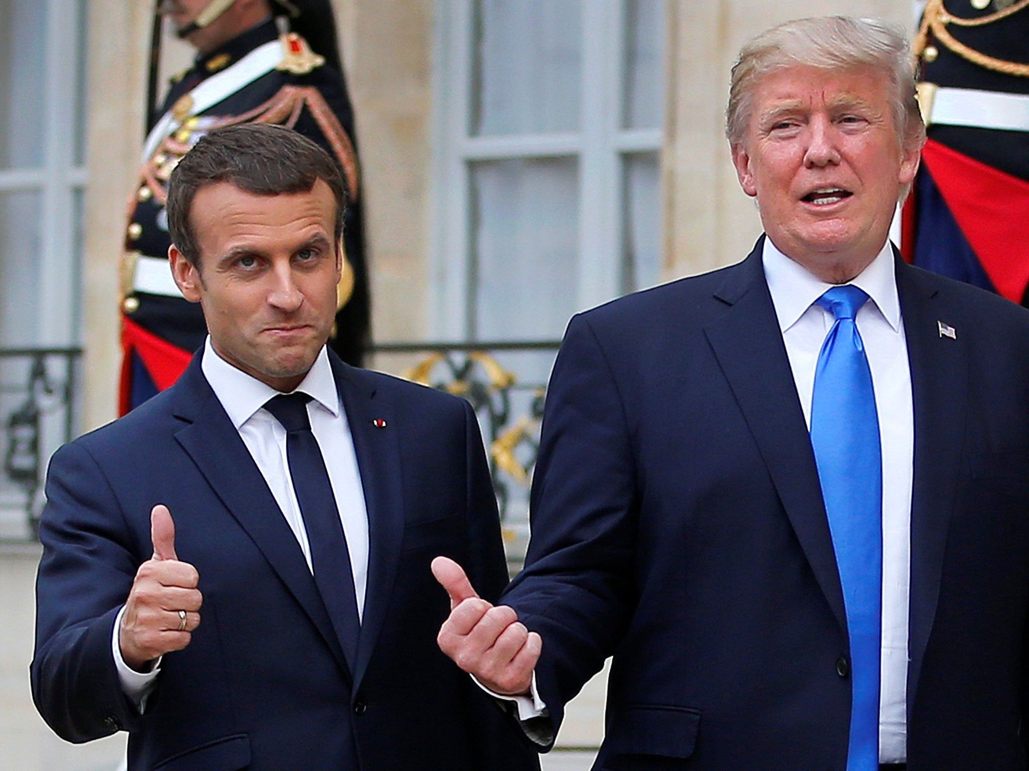 Emmanuel Macron thinks he has convinced Trump to rejoin Paris Agreement on climate change