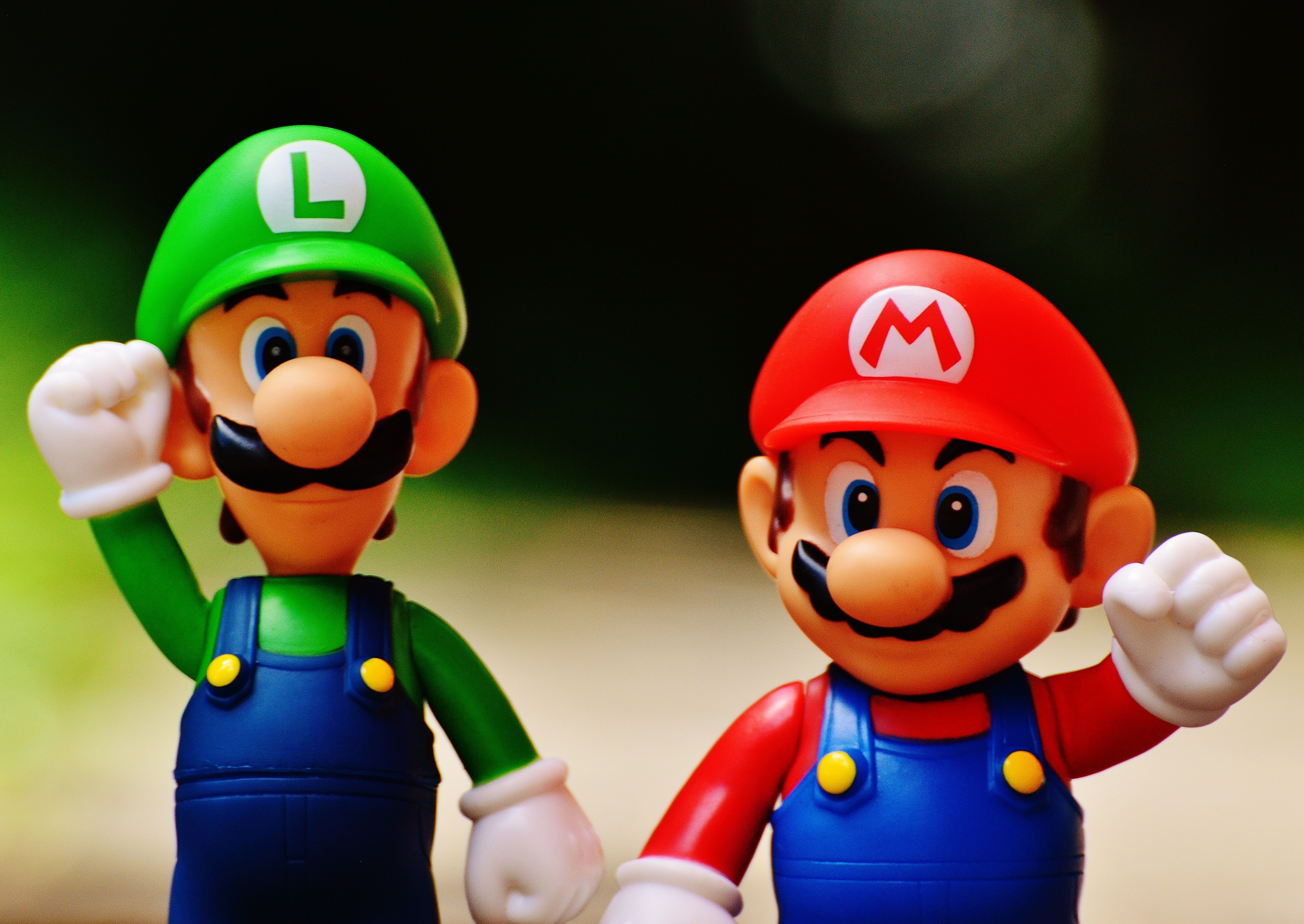 Luigi and Super Mario Figure · Free