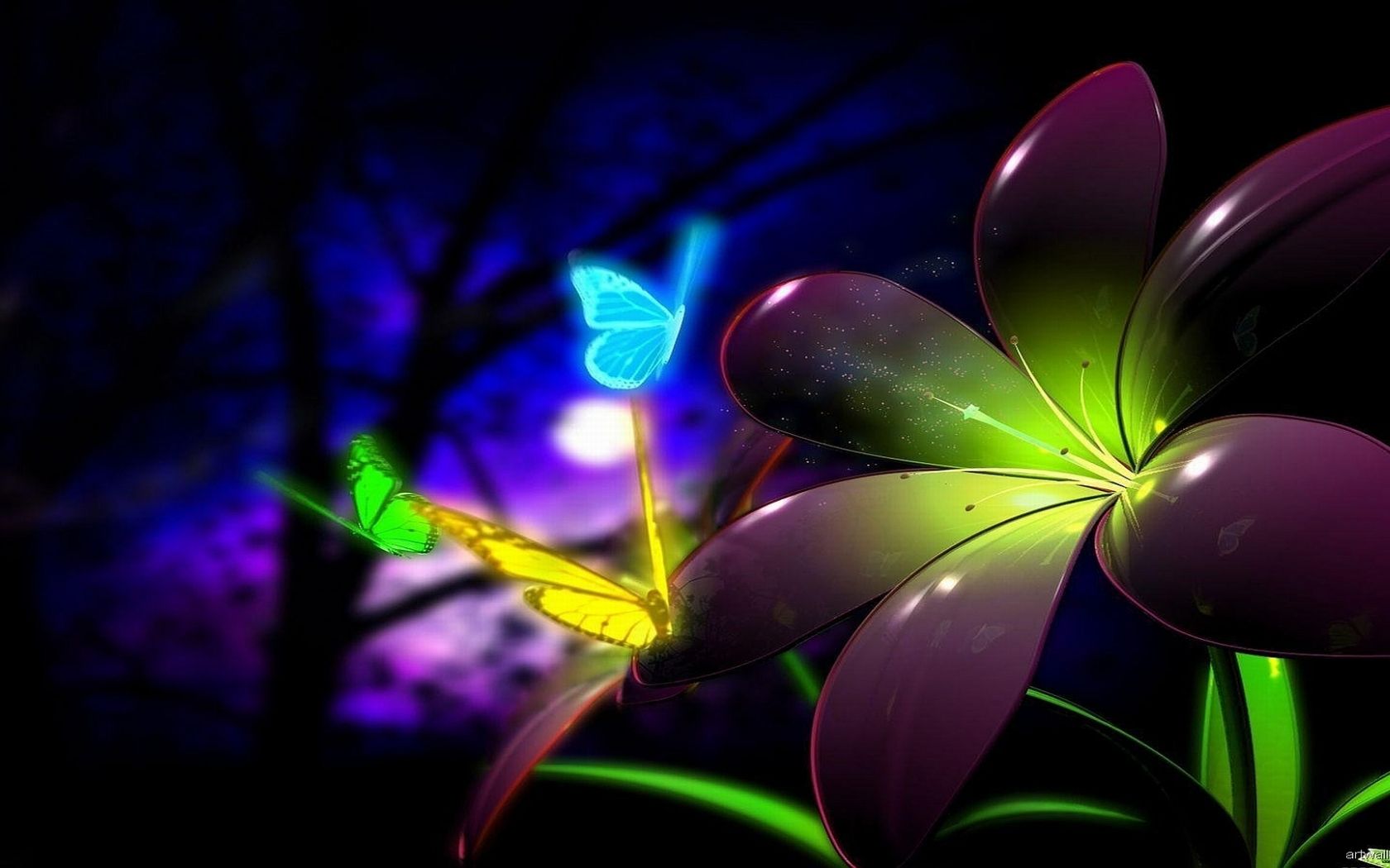 Free download Neon Butterflies Computer Wallpaper Desktop Background [1920x1080] for your Desktop, Mobile & Tablet. Explore Neon Background For Desktop. Neon Blue Wallpaper, 3D Neon Wallpaper, Neon Wallpaper Desktop