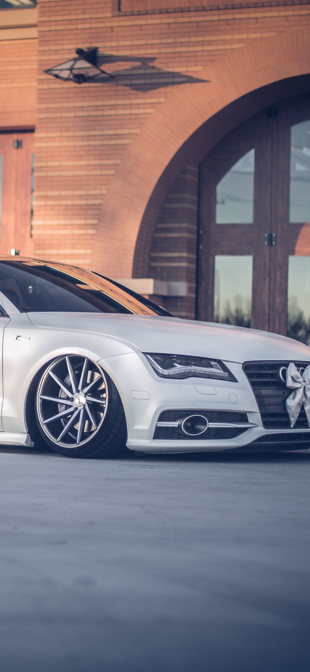 Audi A7 White Car Side View 1242x2688 IPhone 11 Pro XS Max Wallpaper, Background, Picture, Image