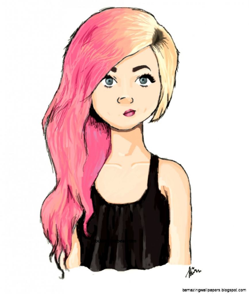 Girl Drawing Instagram Wallpaper Free Girl Drawing Instagram Background