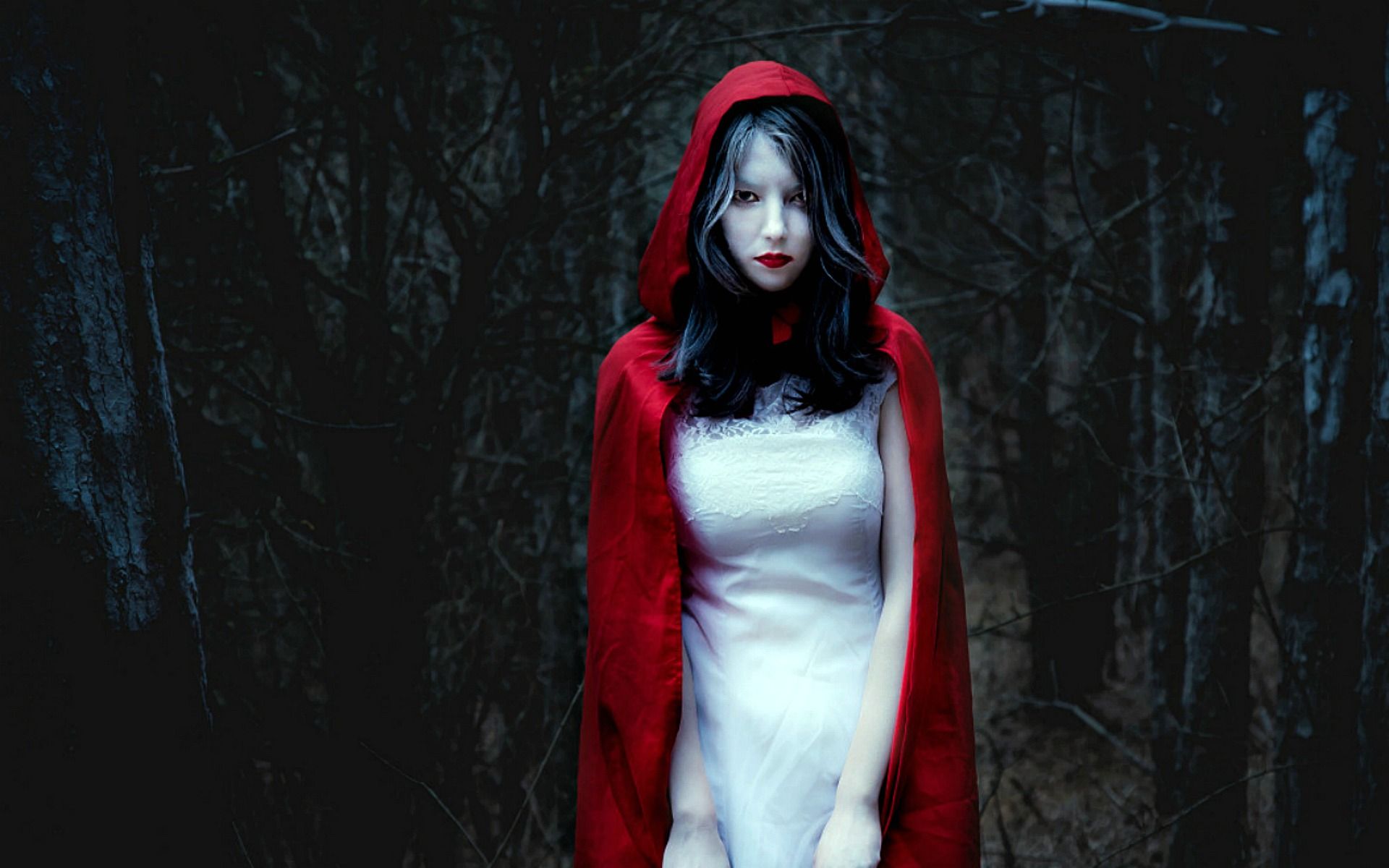 Gothic Wallpaper Models Red Riding Hood Wallpaper & Background Download