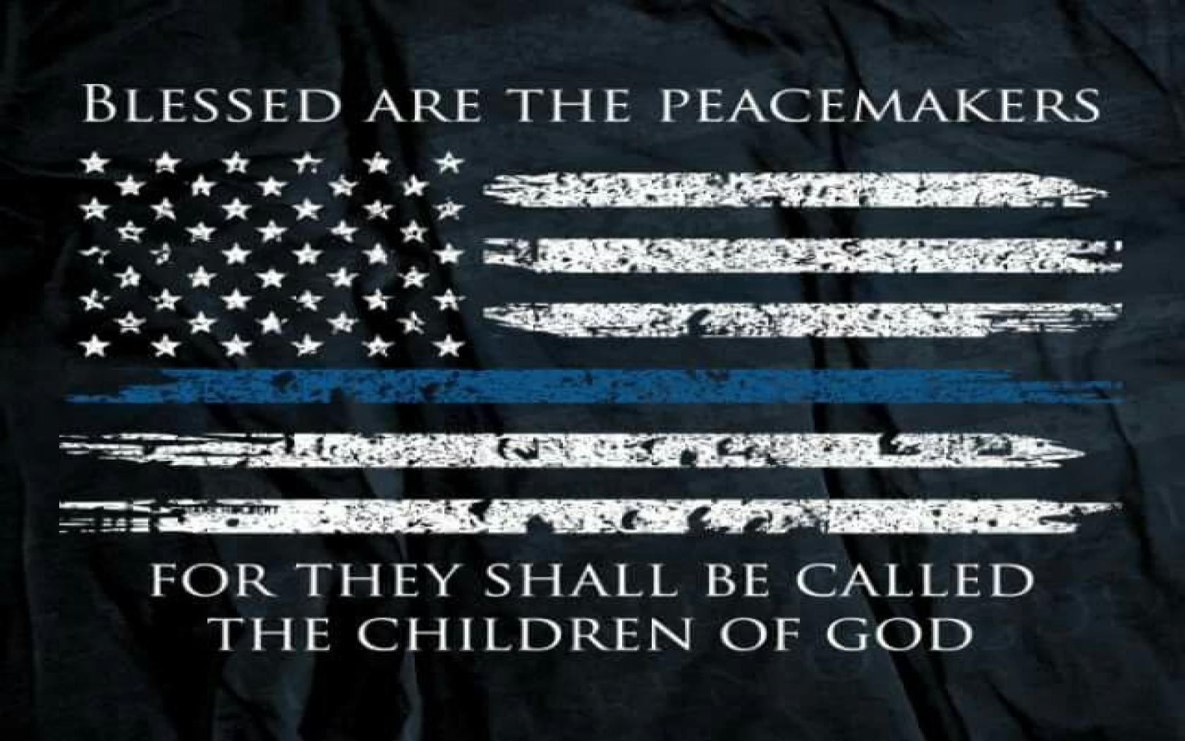Thin Blue Line HD Wallpaper