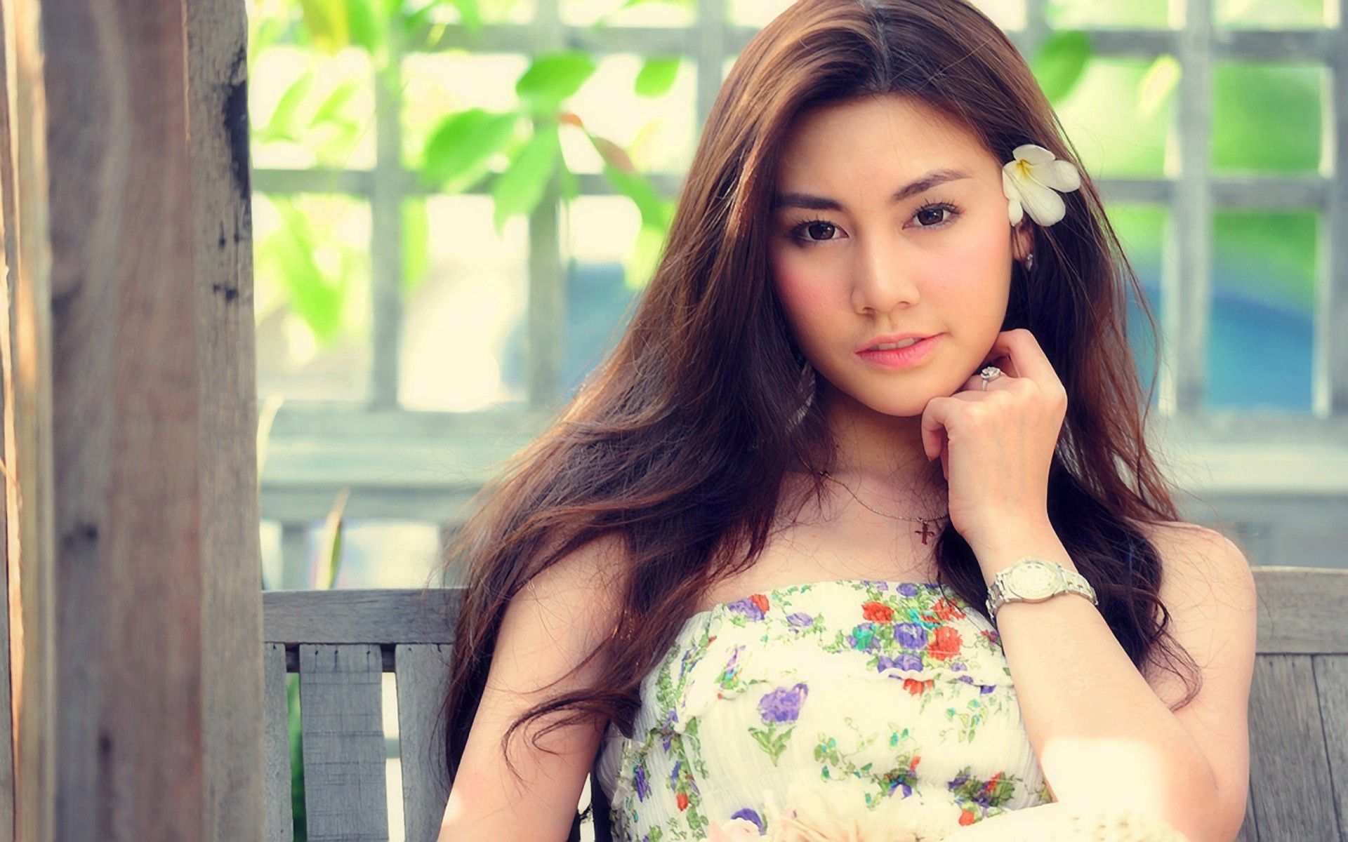 Cute Asian Girls Wallpaper