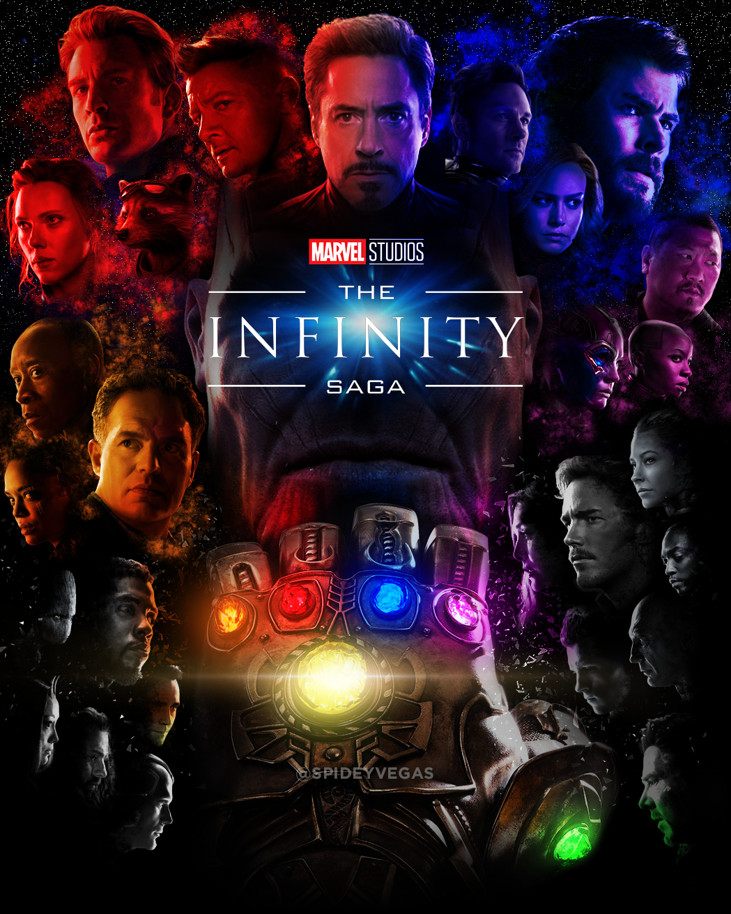 The Infinity Saga poster design!