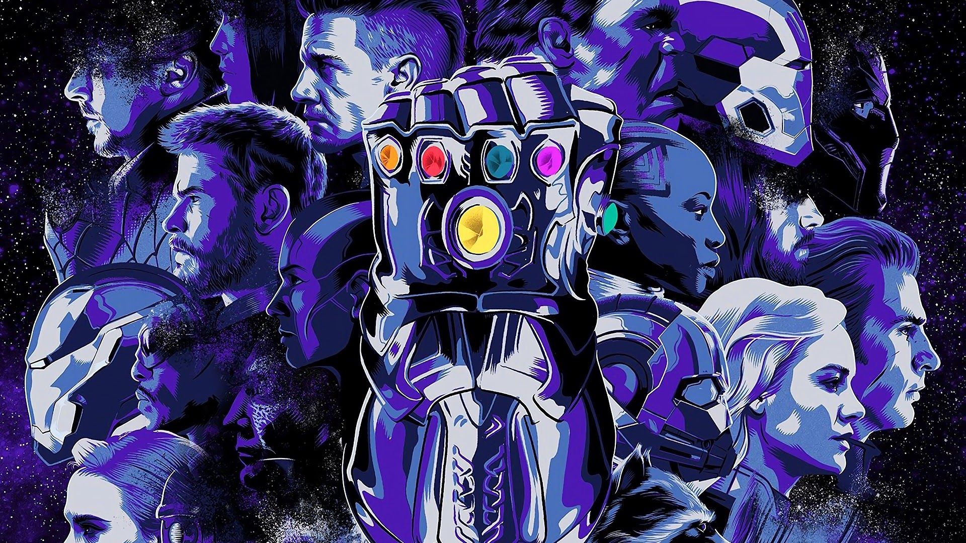 Avengers: Endgame Infinity Gauntlet 4K Wallpaper