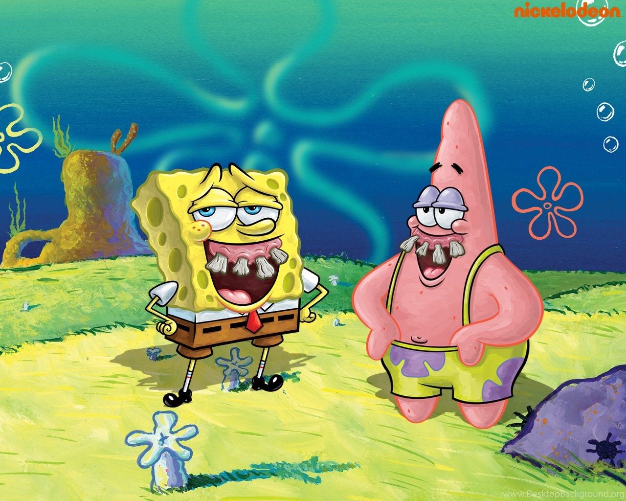Spongebob And Patrick As Babies Wallpaper