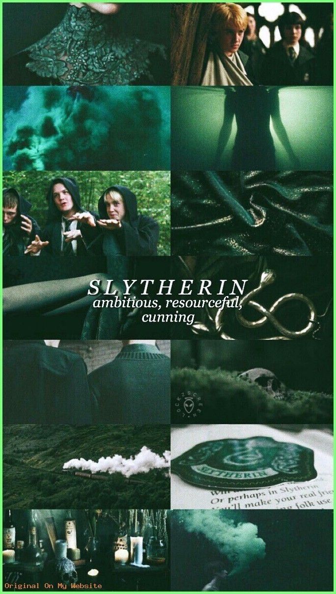 Aesthetic Harry Potter Slytherin Wallpapers Wallpaper Cave