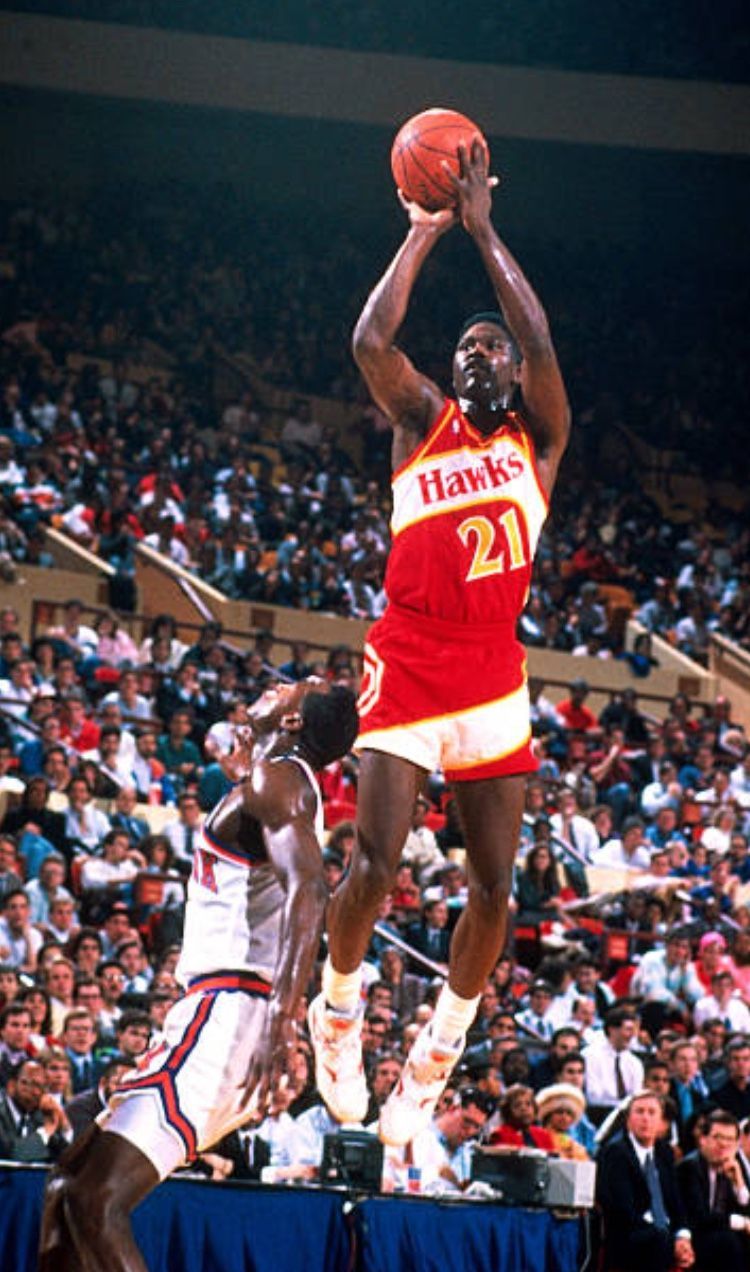 Dominique Wilkins 7X ALL NBA. Dominique wilkins, Best nba players, Nba players