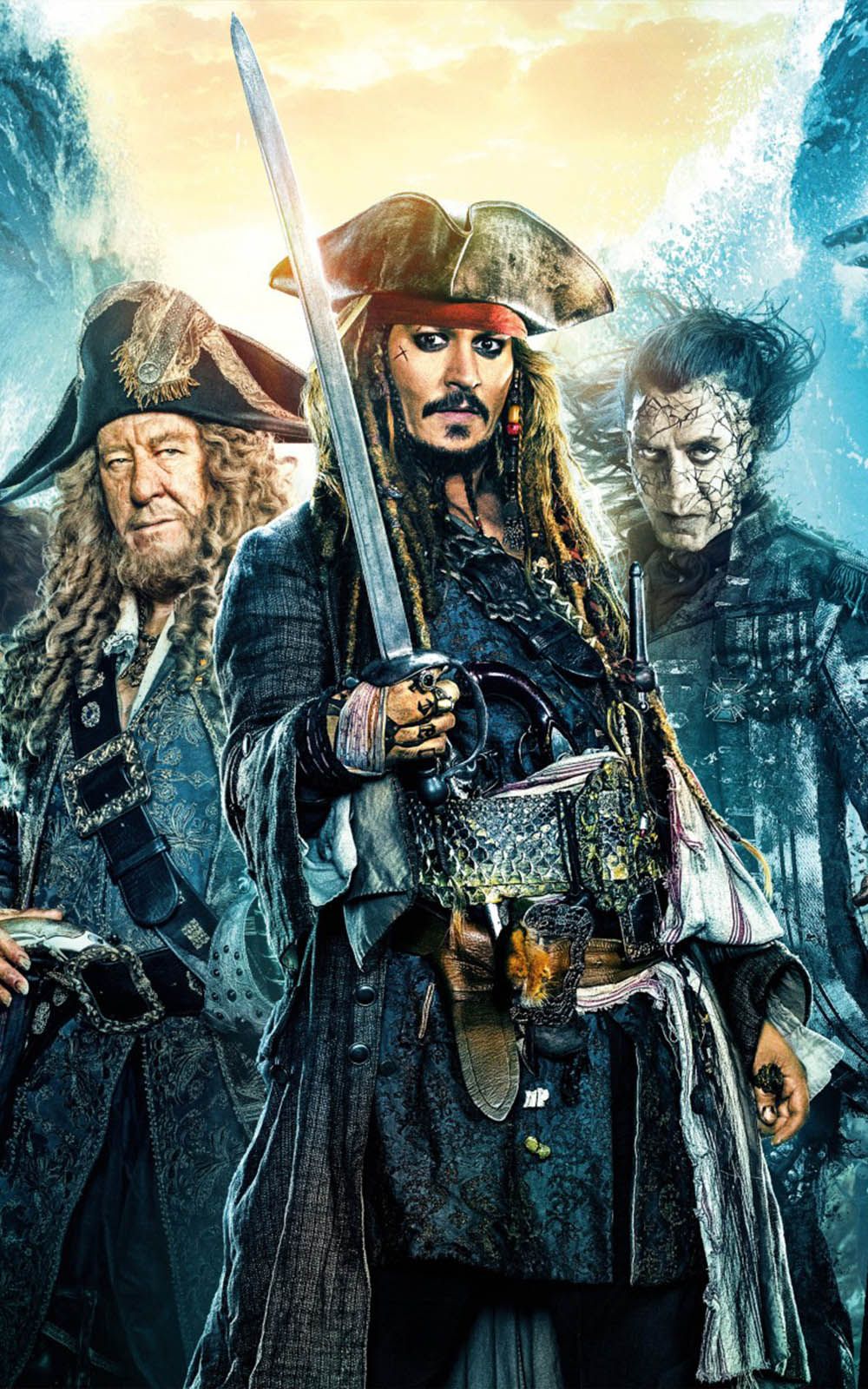 Pirates Of The Caribbean Men Tell No Tales Free HD Mobile Wallpaper