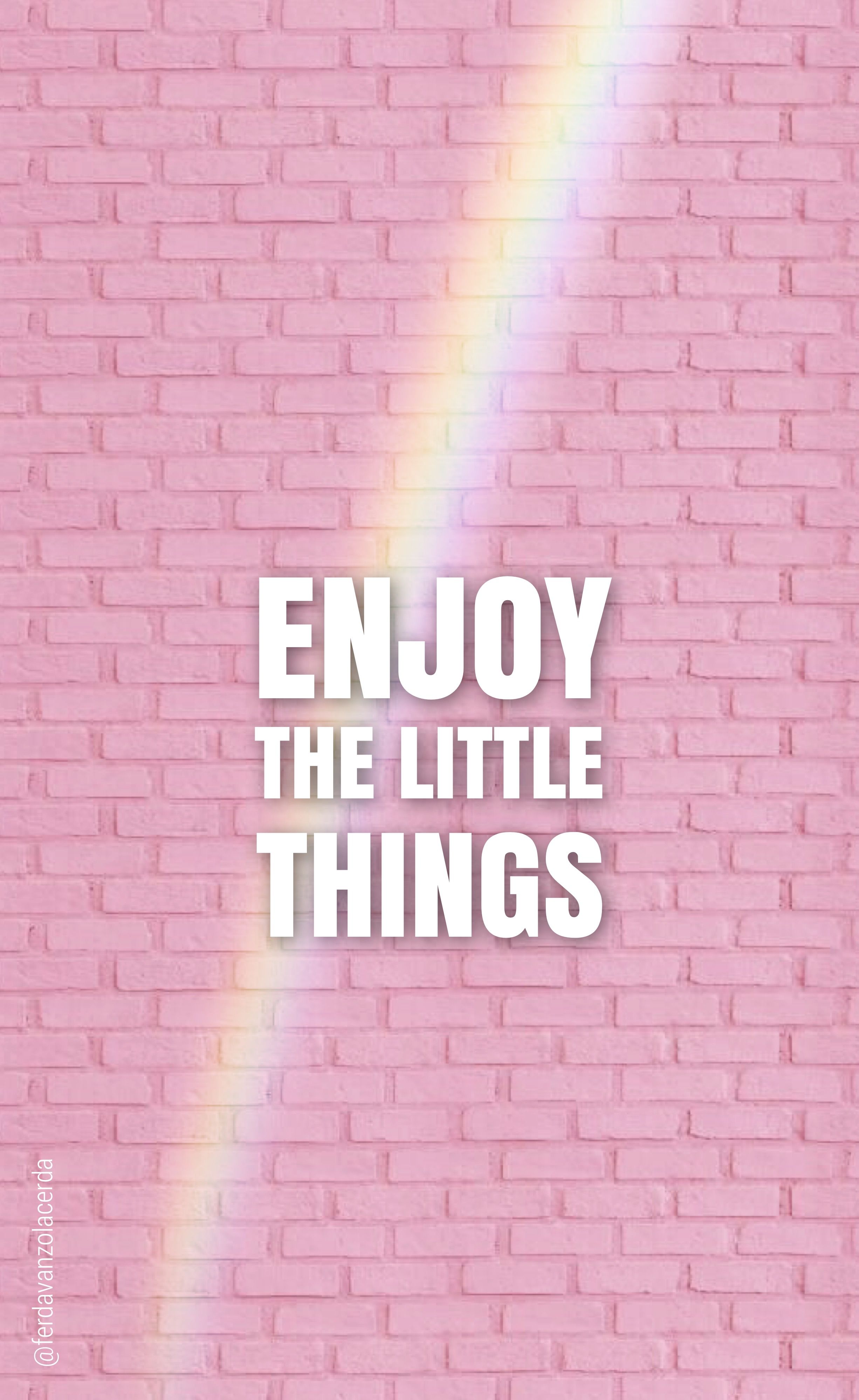 Enjoy the little things. Wallpaper iphone cute, Pink wallpaper iphone, Cute wallpaper background