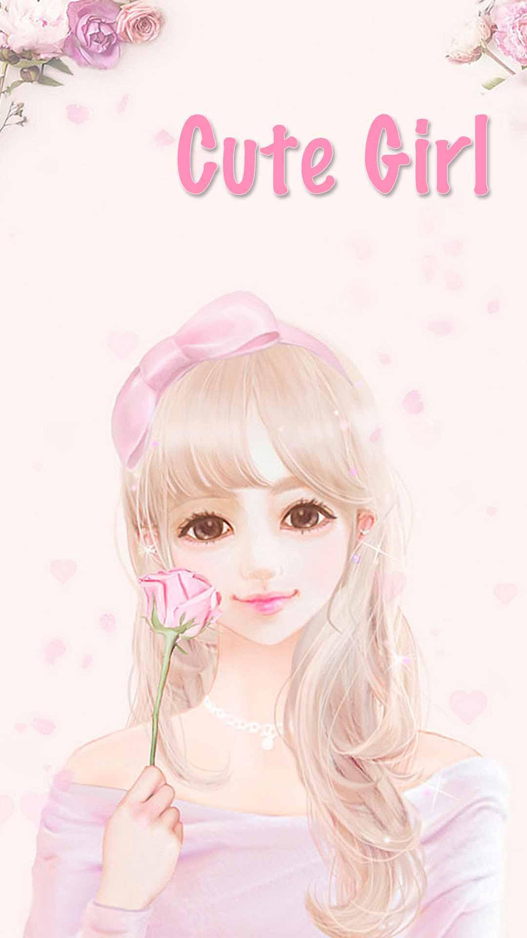 Cute Pink Girl Theme Rose Gold for Android