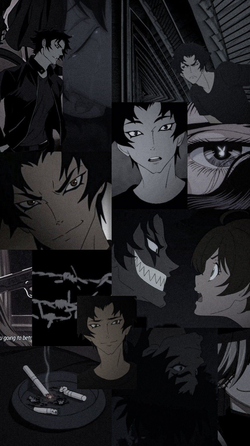 black aesthetic anime wallpaper. Aesthetic anime, Devilman crybaby, Anime wallpaper phone