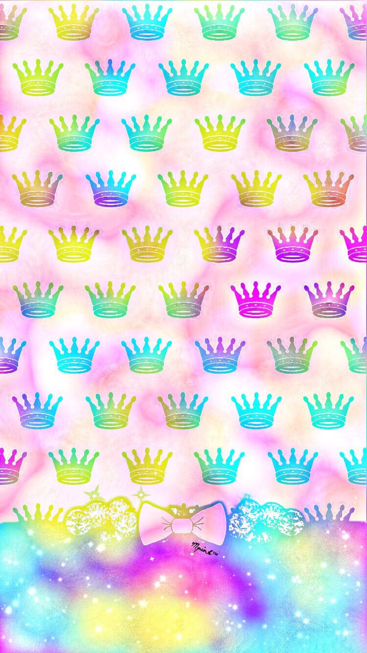 Crowns Pattern Wallpaper Lockscreen Girly, Cute, Wallpaper For IPhone, Android, IPad & All Ot. IPhone Wallpaper Girly, Cool Wallpaper For Phones, Ipod Wallpaper