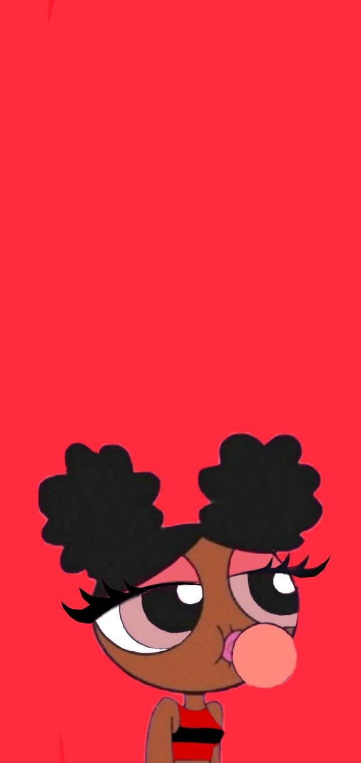 Super nana red black #blackgirl #red. Cartoon wallpaper iphone, Cartoon wallpaper, Powerpuff girls wallpaper