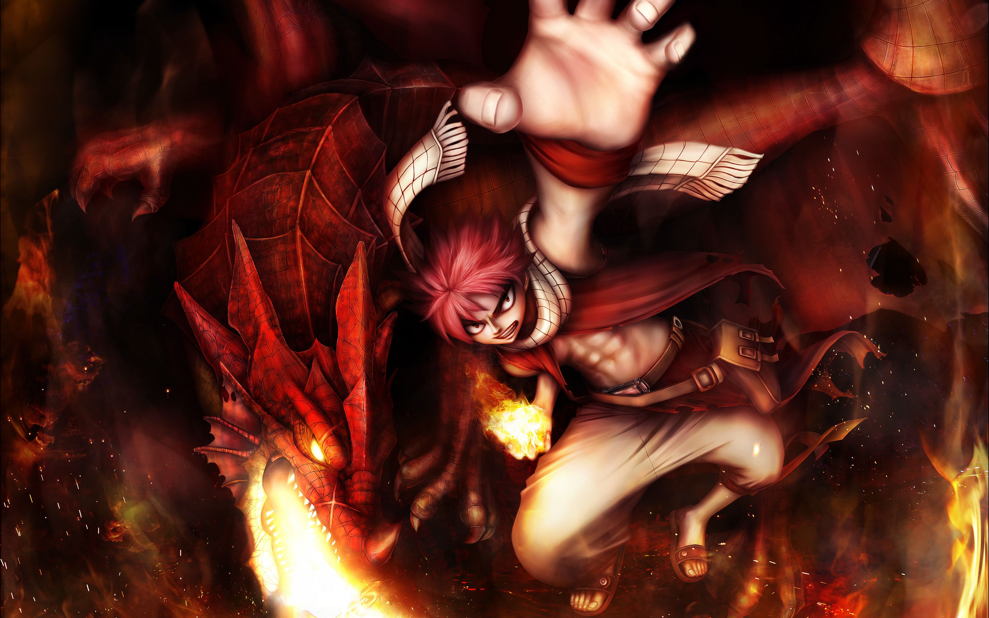 Dragneel Natsu, HD Anime, 4k Wallpaper, Image, Background, Photo and Picture