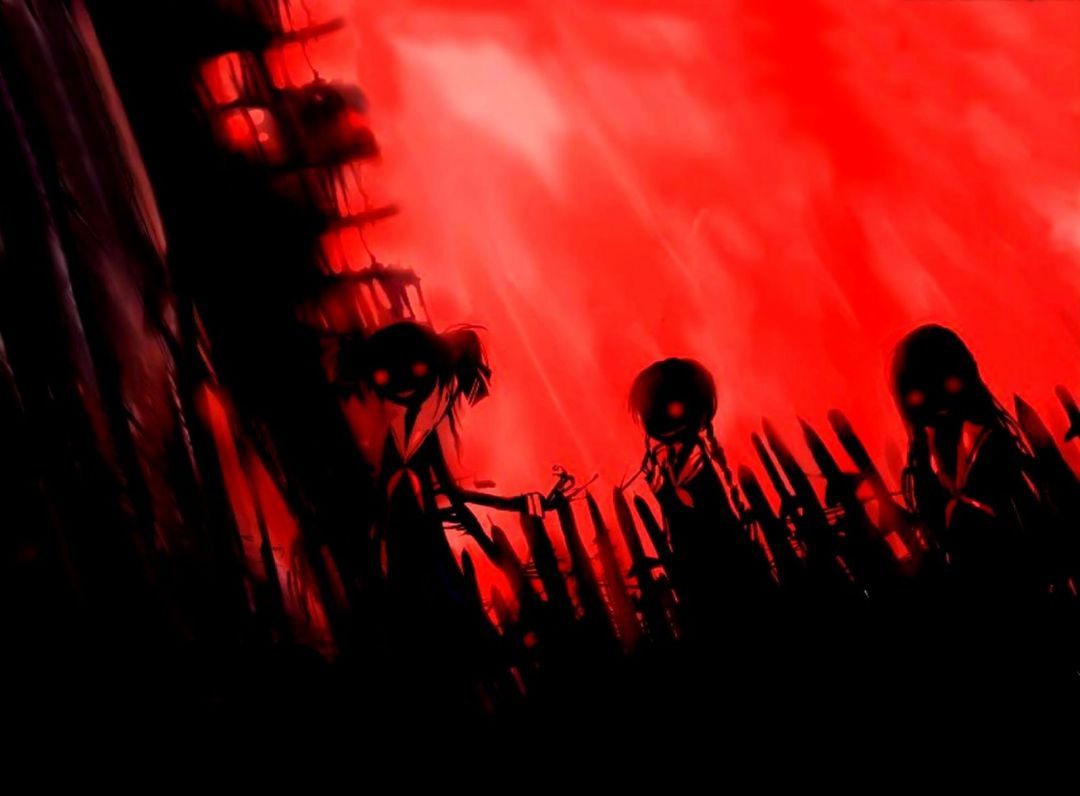 Dark Red Anime, iPhone, Desktop HD Background / Wallpaper (1080p, 4k) (1598x1178) (2020)