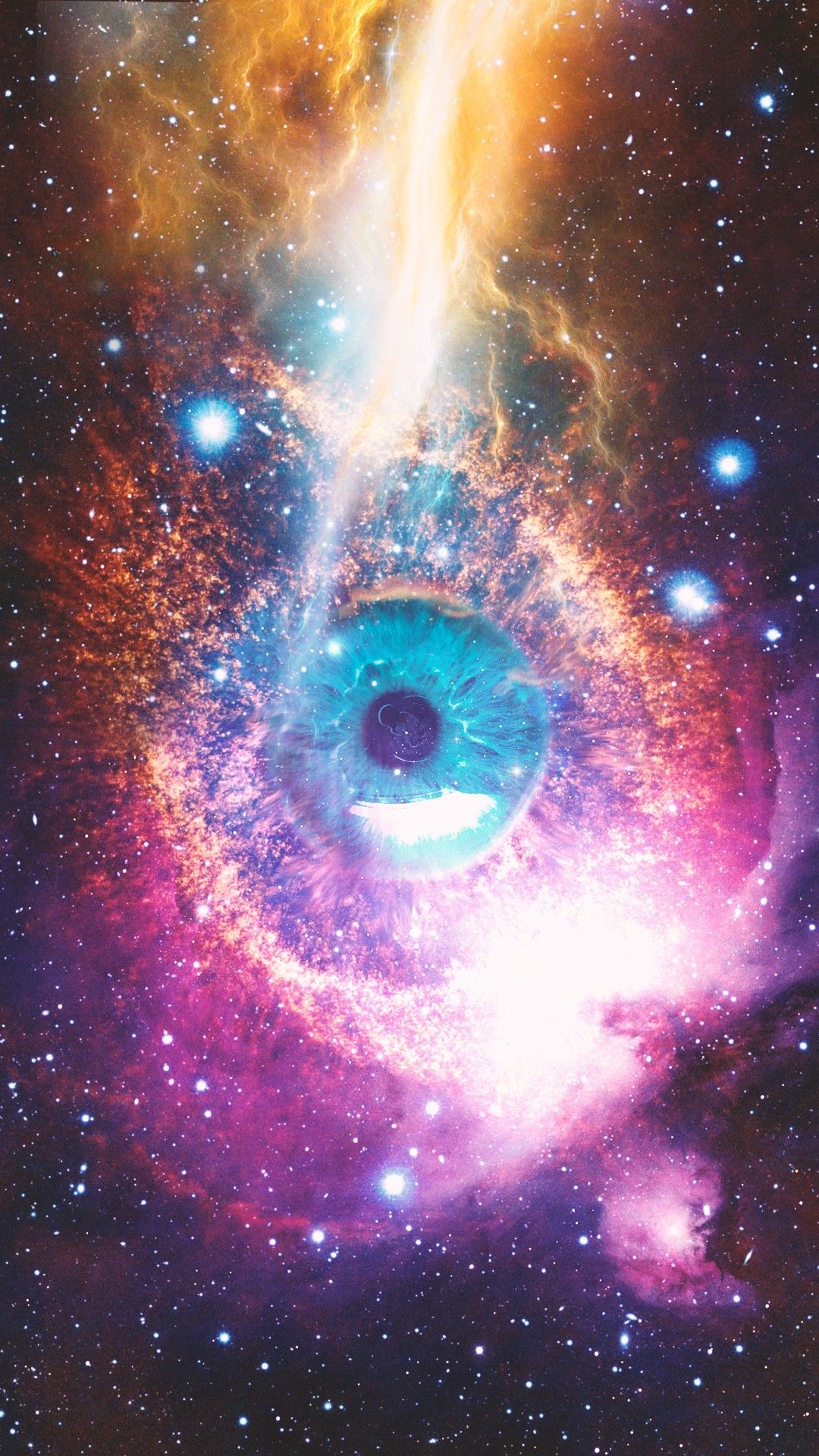 Cosmic Space Eye Wallpaper