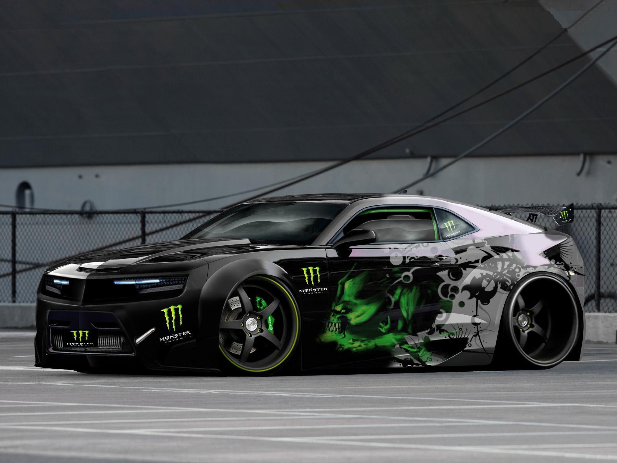 A monster of a car. Wrapped, modified Chevy. Sports car wallpaper, Car chevrolet, Camaro