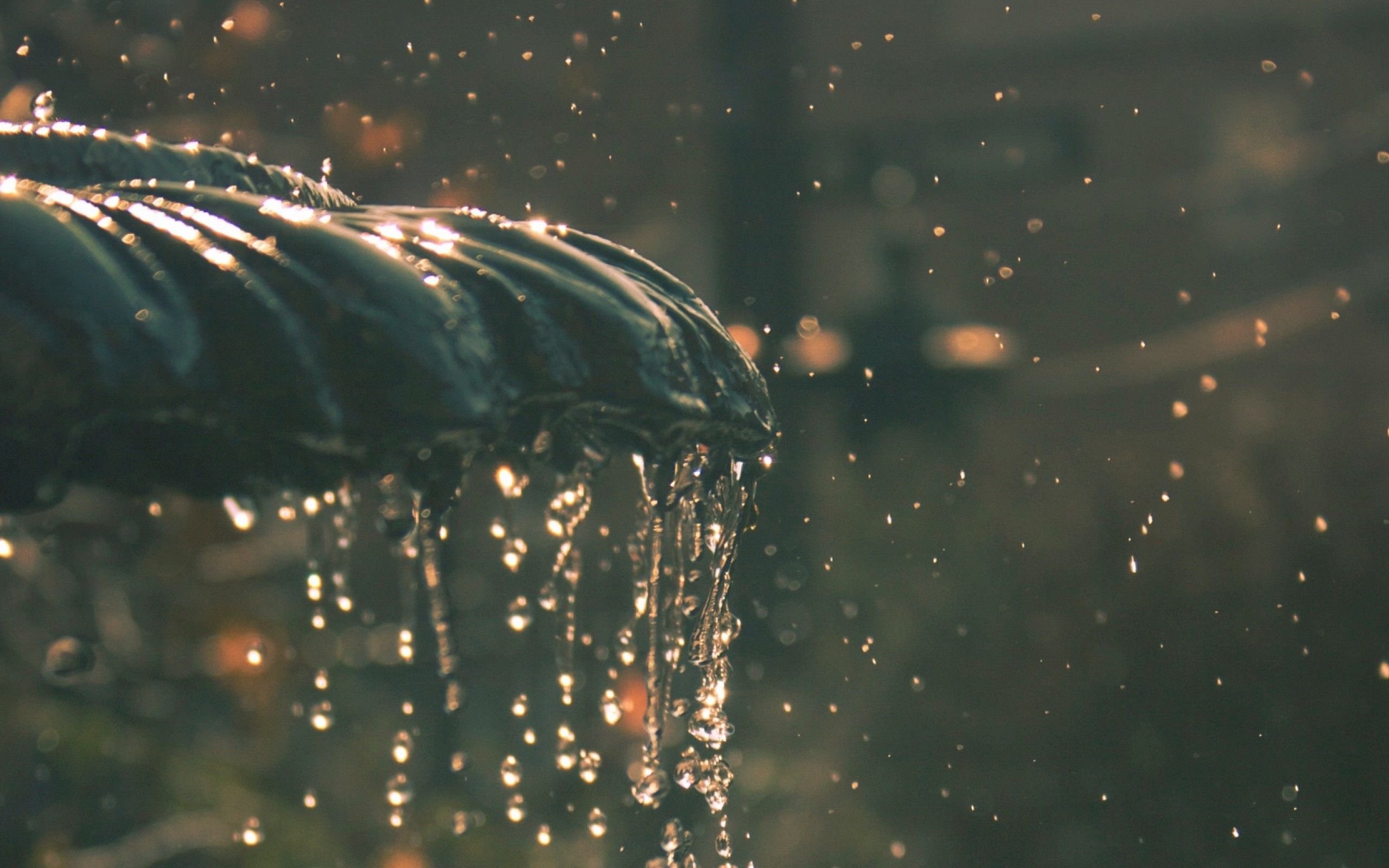 Water fountain drops HD Wallpaper 13 Retina Macbook Pro