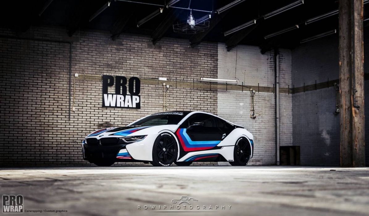 Wrapped BMW i8 cars electric wallpaperx937