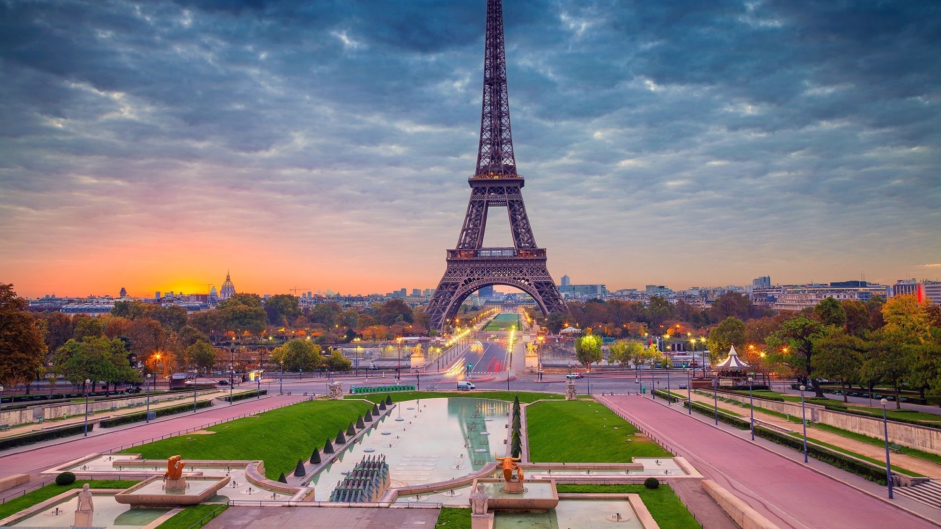 Eiffel Tower Paris Beautiful View 1080P Laptop Full HD Wallpaper, HD City 4K Wallpaper, Image, Photo and Background