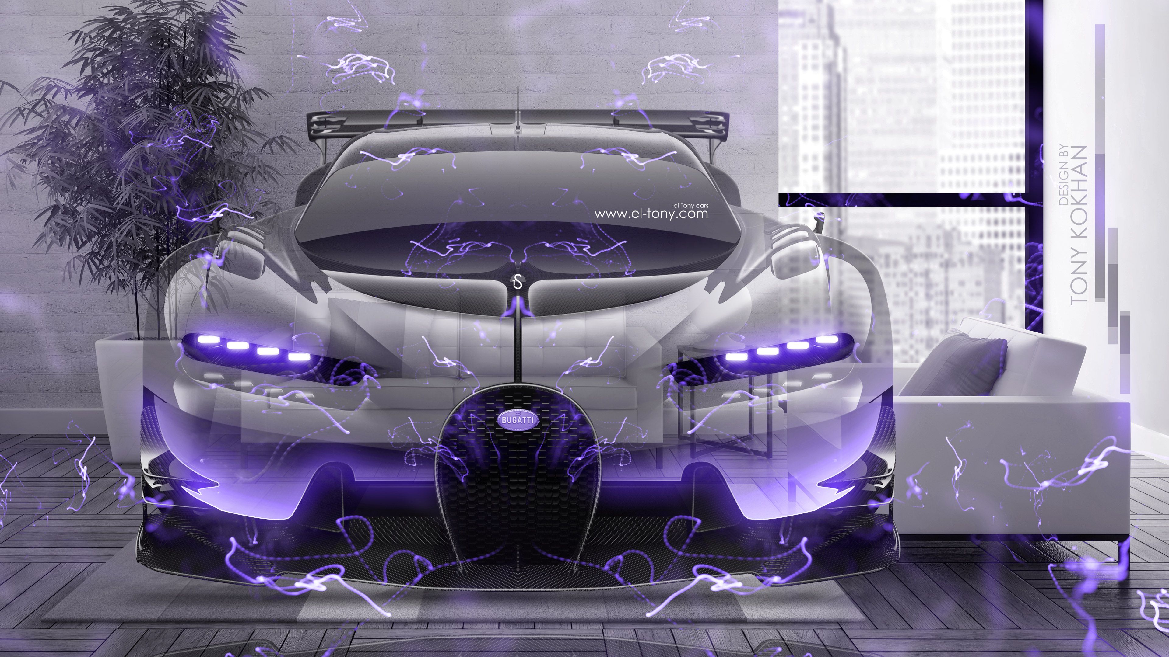 Bugatti Vision Gran Turismo Super Energy Fly Home Crystal Car 2016 el Tony