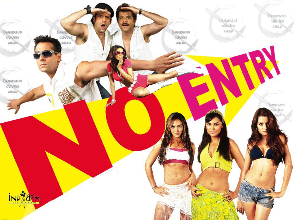 No Entry 2005 Wallpaper. Salman Khanfardeen Khananil Kapoorbipasha Basuesha Deollara Duttacelina Jaitly