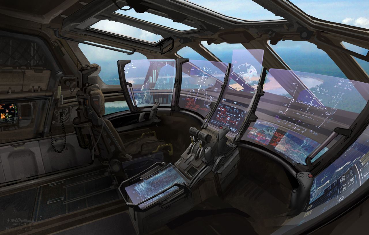 Control panels for an RDA ship. Sci fi concept art, Spaceship concept, Concept ships