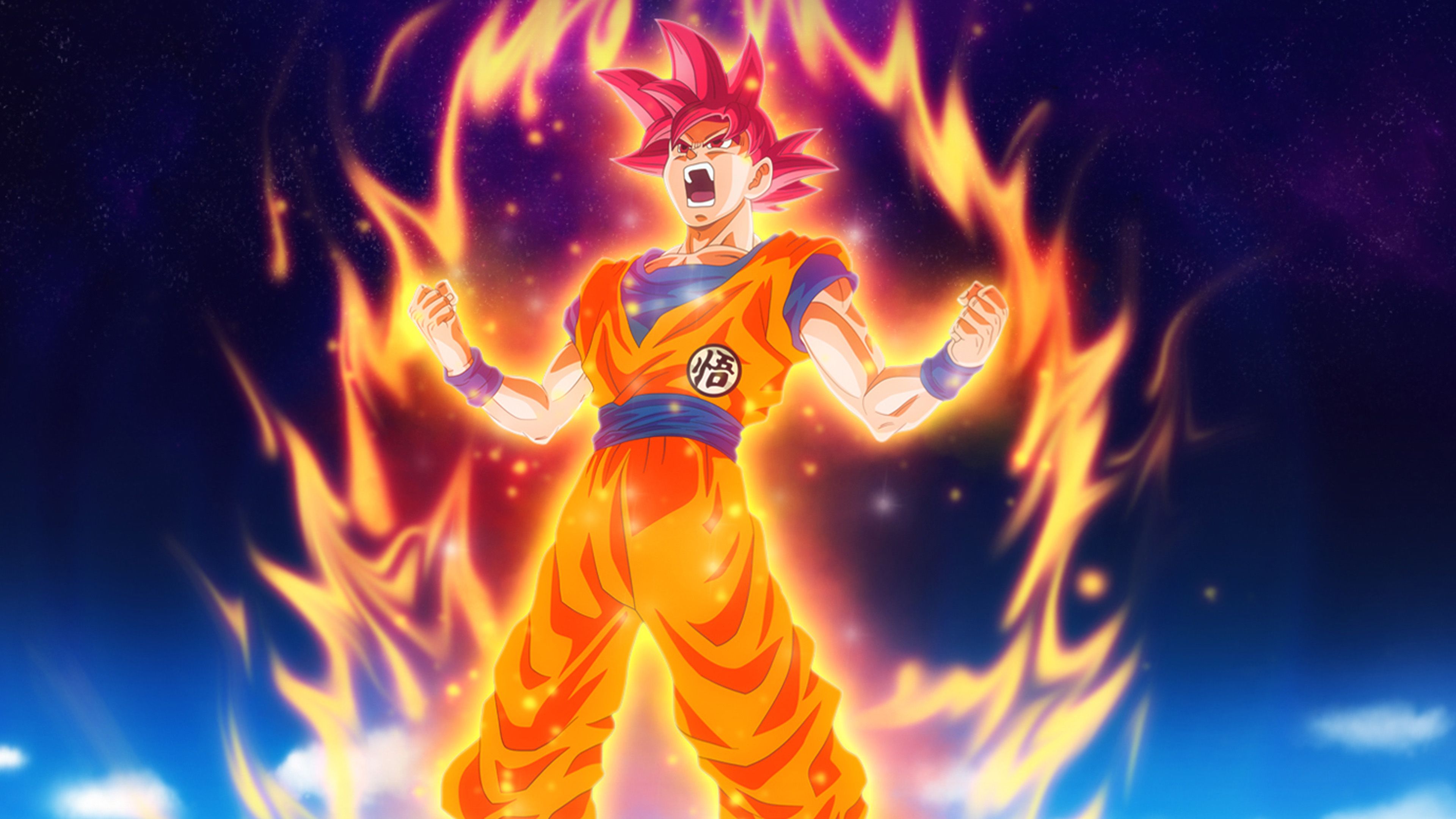 Dragon Ball Fire Art Illustration Hero Anime Wallpaper