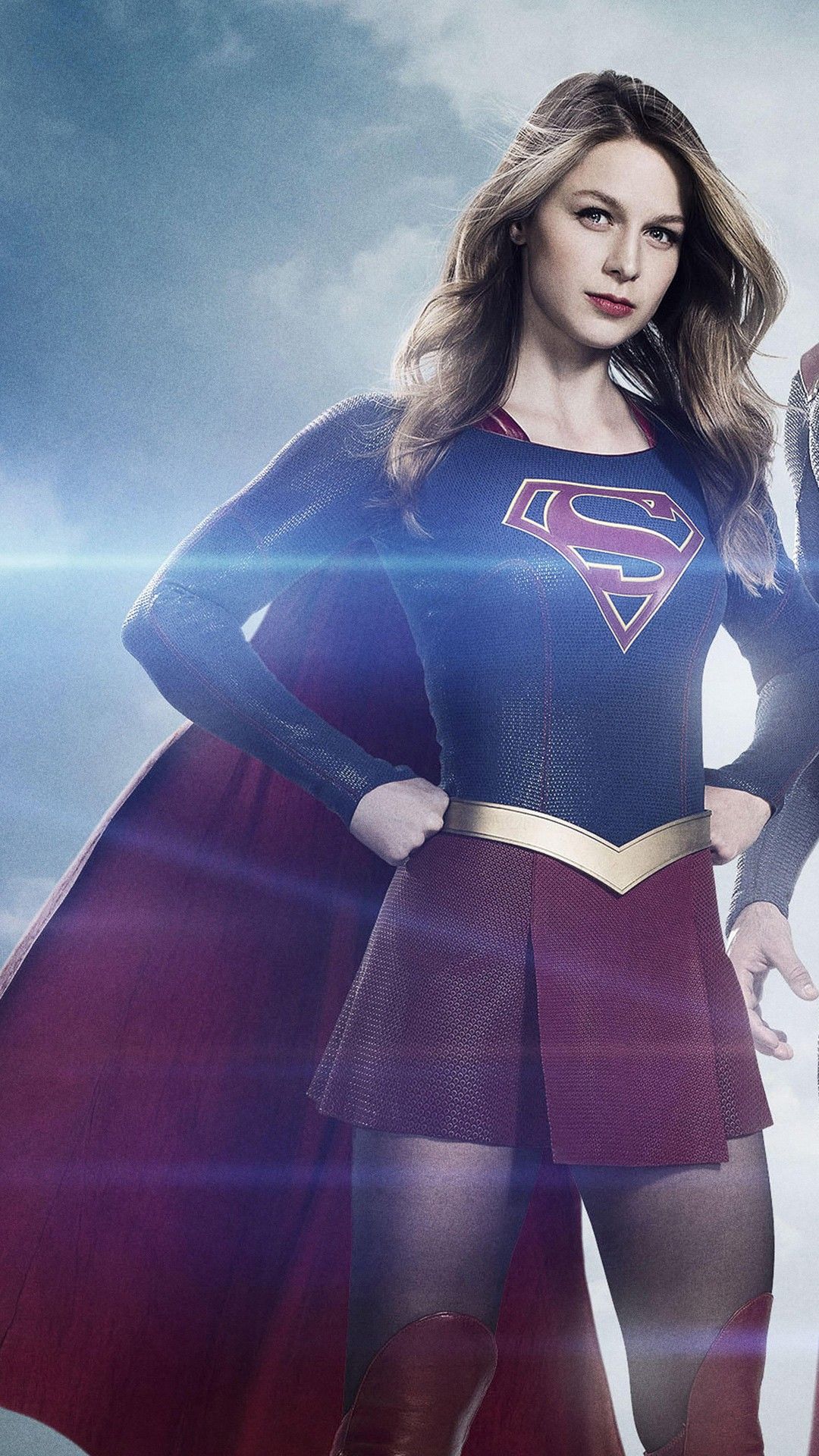 Supergirl Superman 4K Wallpaper