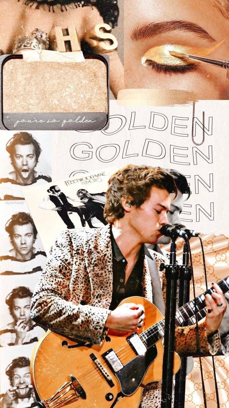 Golden wallpaper and poster I made ✨