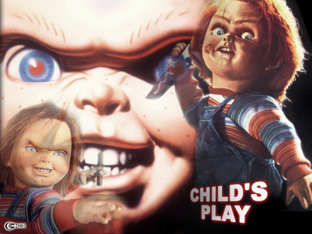 Chucky Wallpaper: Child's Play. Kids playing, Latest horror movies, Halloween movie night