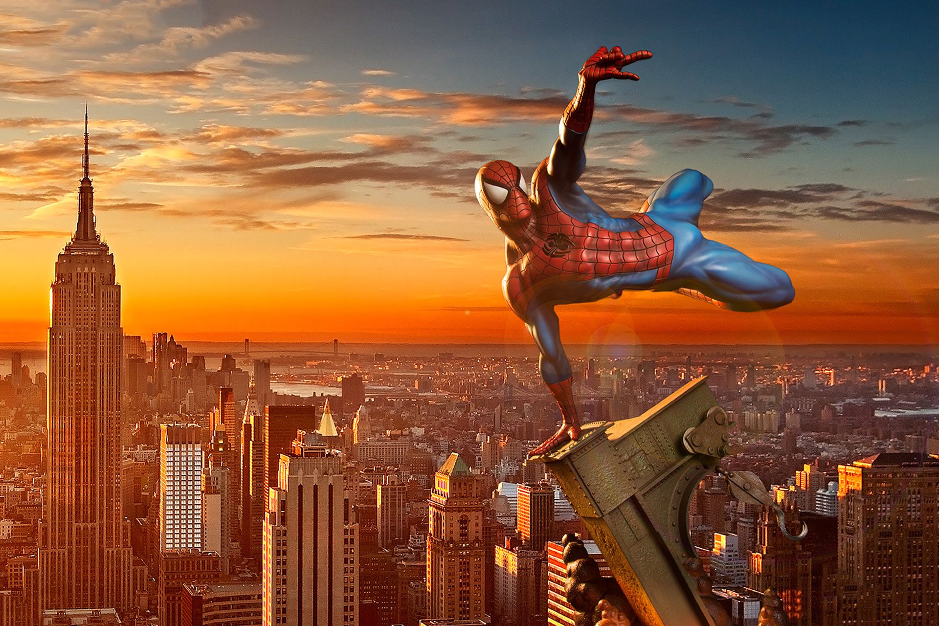 Spiderman In New York City 1600x900 Resolution HD 4k Wallpaper, Image, Background, Photo and Picture