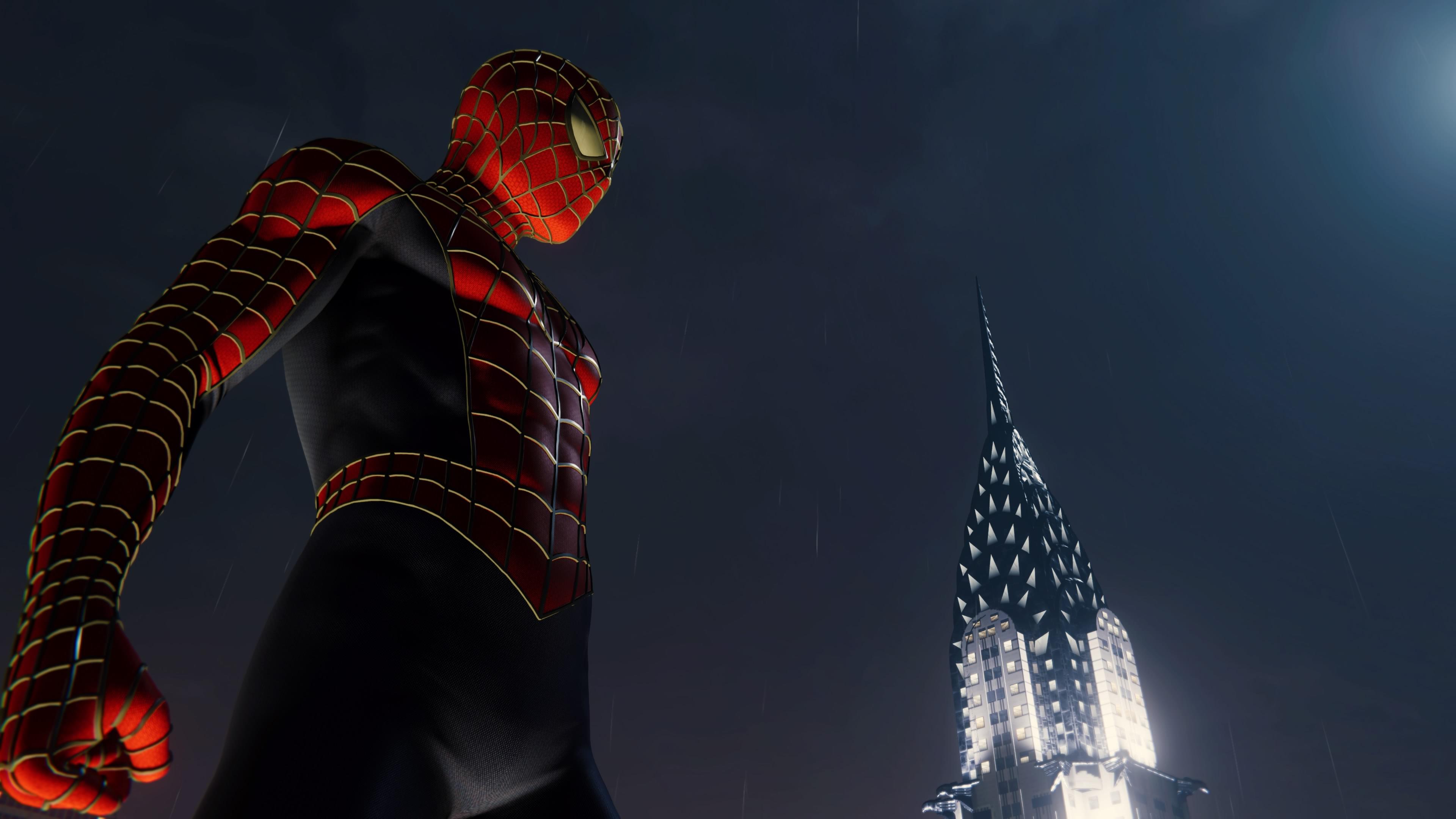 Spider man ps4 город