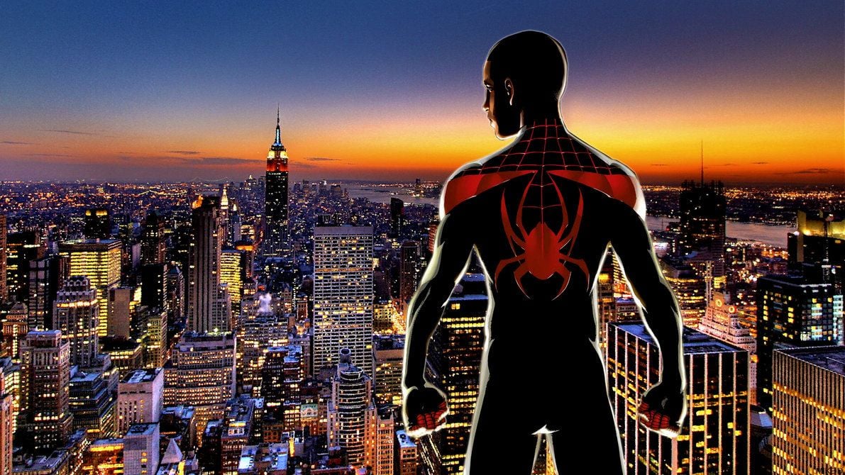 Free download Ultimate Spider Man Miles Morales by Xionice [1191x670] for your Desktop, Mobile & Tablet. Explore Ultimate Spider Man Wallpaper. Spider Man Wallpaper, Black Suit Spiderman Wallpaper, Spider Desktop Wallpaper