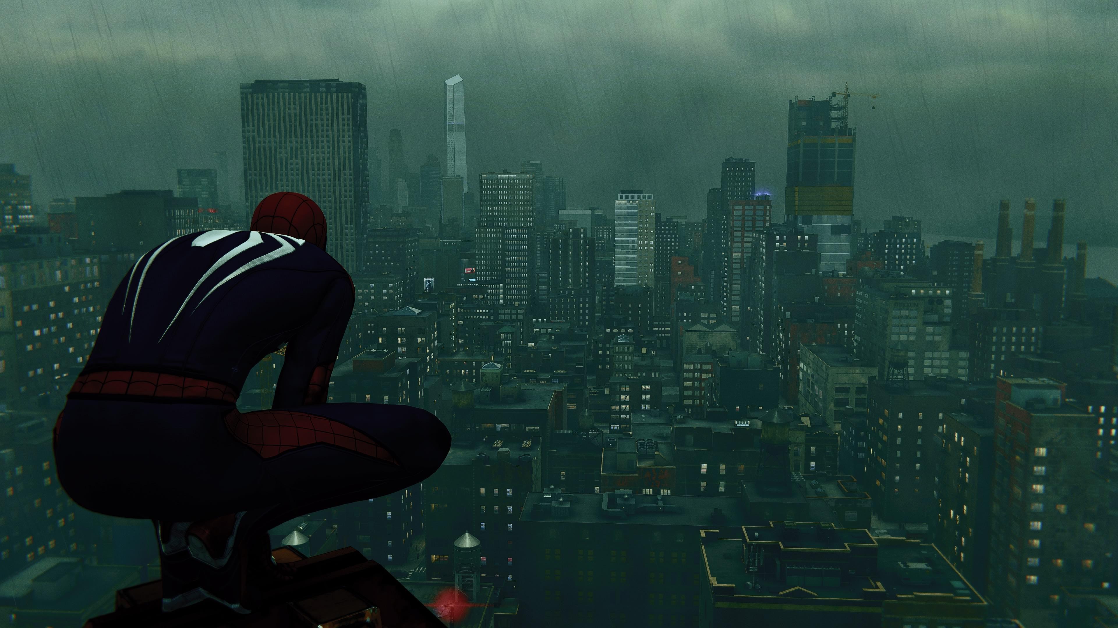 Spiderman In New York 1366x768 Resolution HD 4k Wallpaper, Image, Background, Photo and Picture