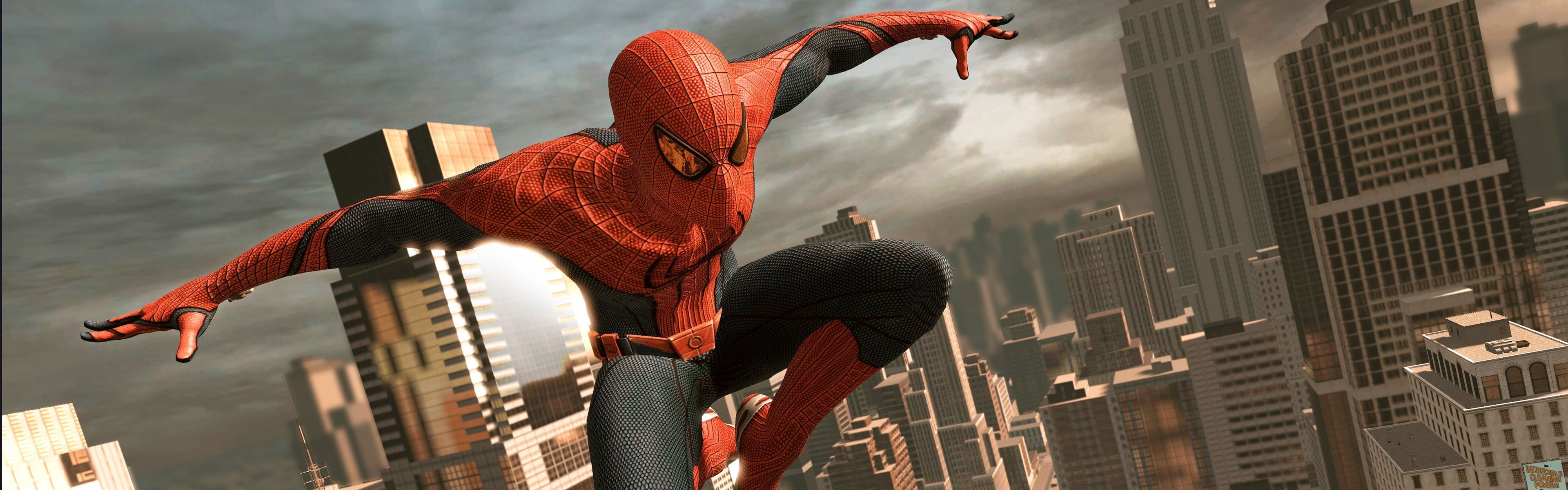 Marvel Spider Man Amazing Spider Man Video Games #city #Manhattan Dual Monitors Multiple Display New York Cit. Marvel Spiderman, Amazing Spider, Amazing Spiderman