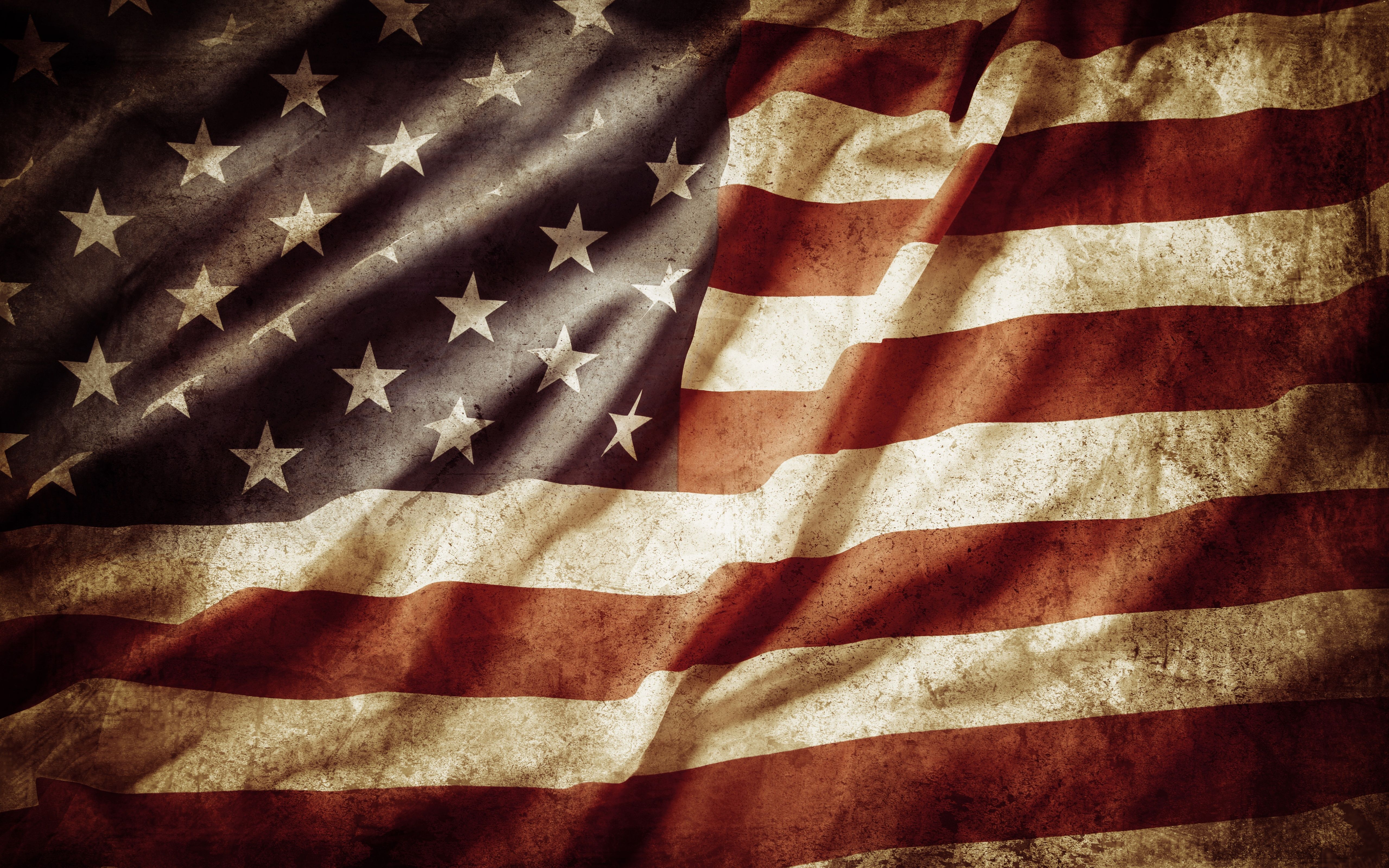 Grunge Flag of the United States 5K 5120x3200 Ultra HD Wallpaper
