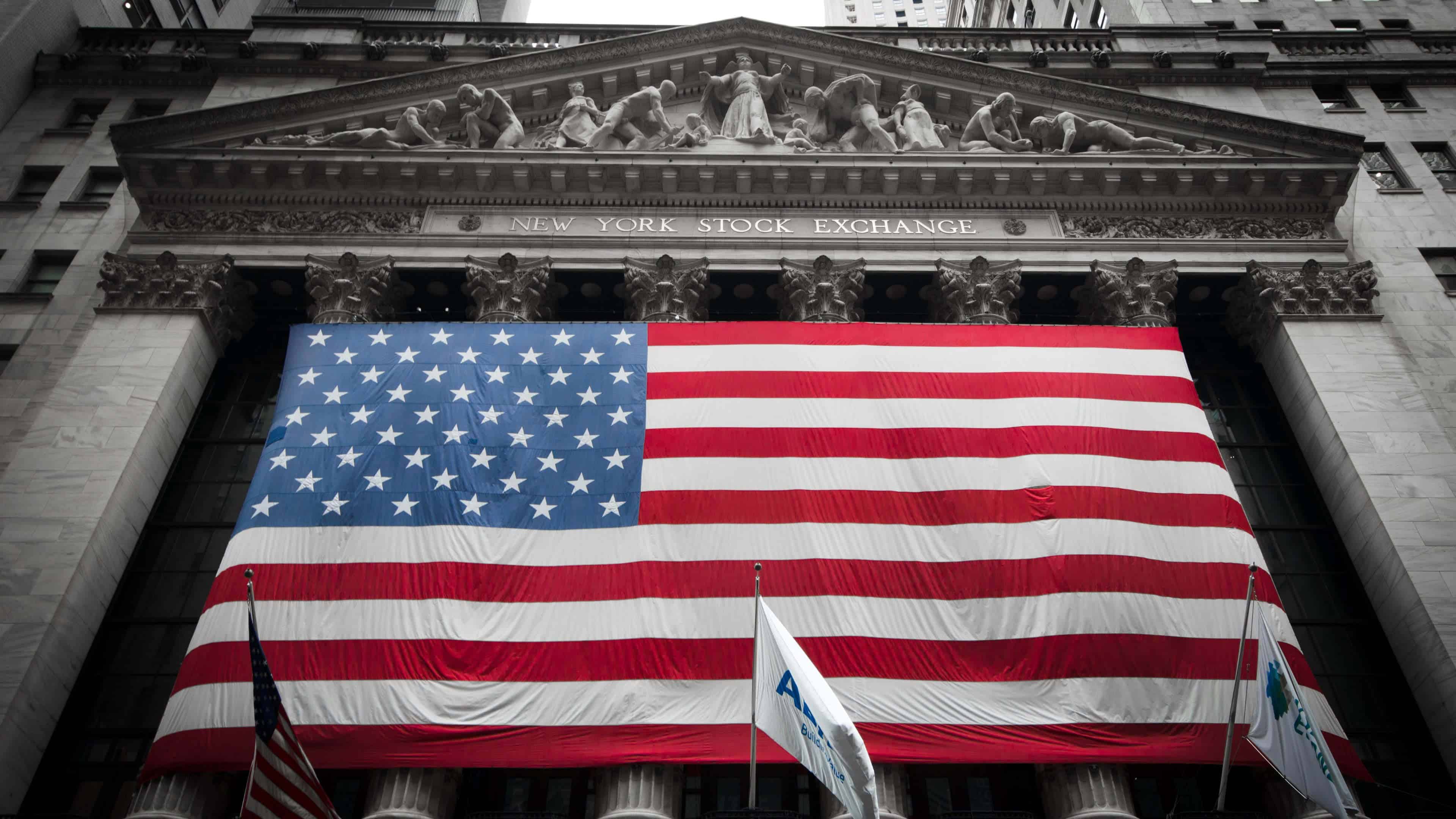 Nyse New York Stock Exchange United States Uhd 4k Wallpaper York Stock Exchange American Flag HD Wallpaper