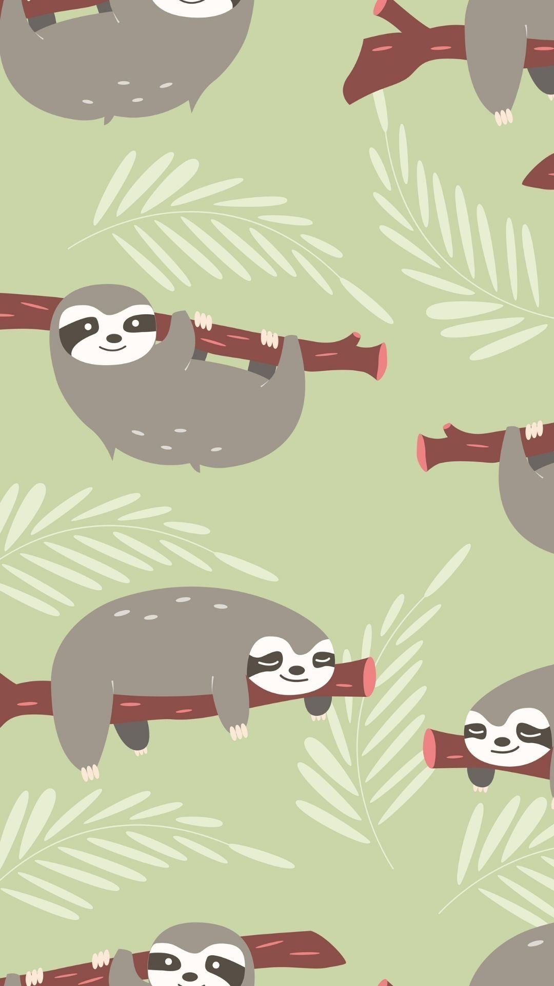 sloth wallpaper for bedroom