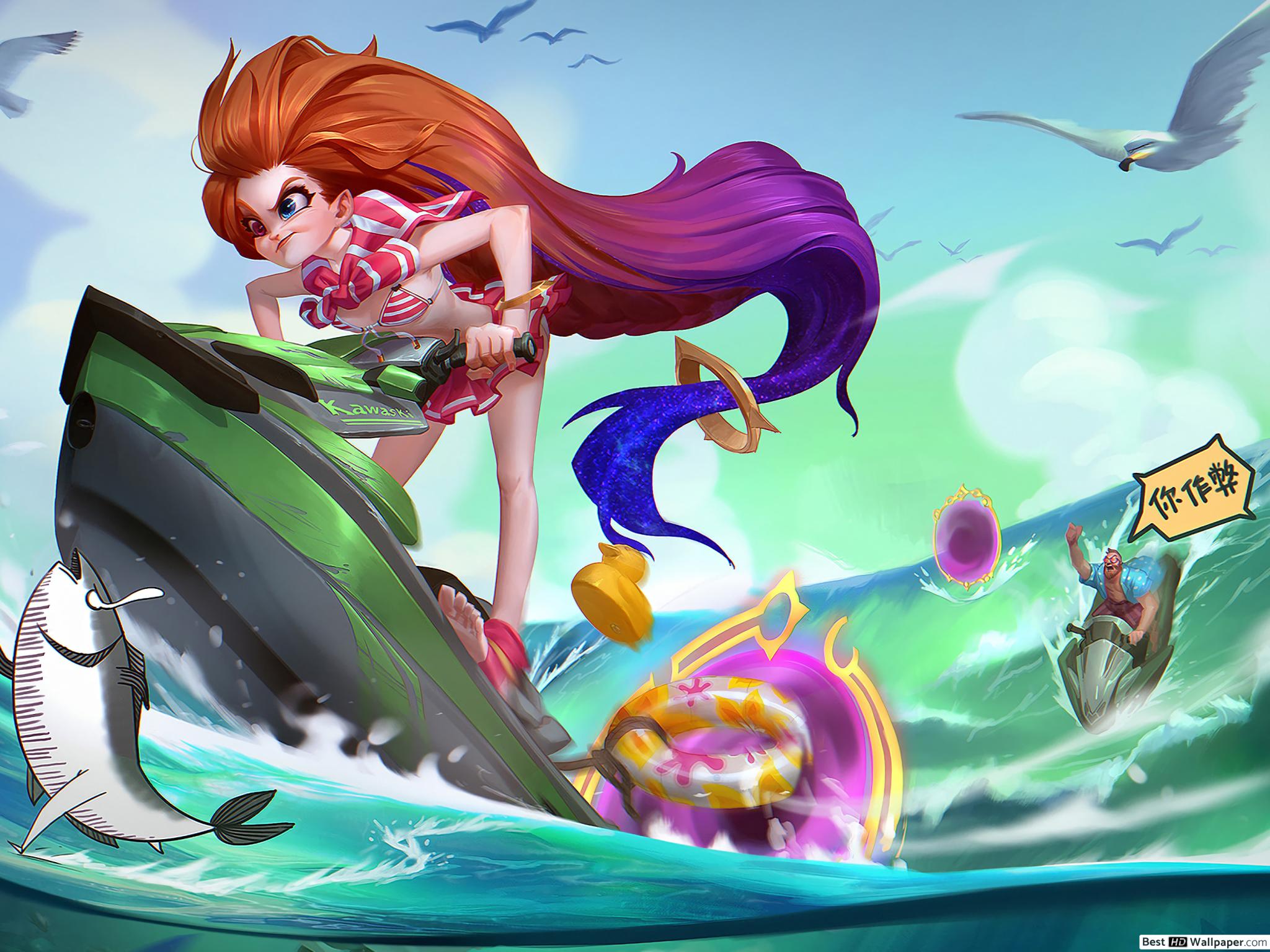 League of Legends (LOL) Party Zoe HD wallpaper download